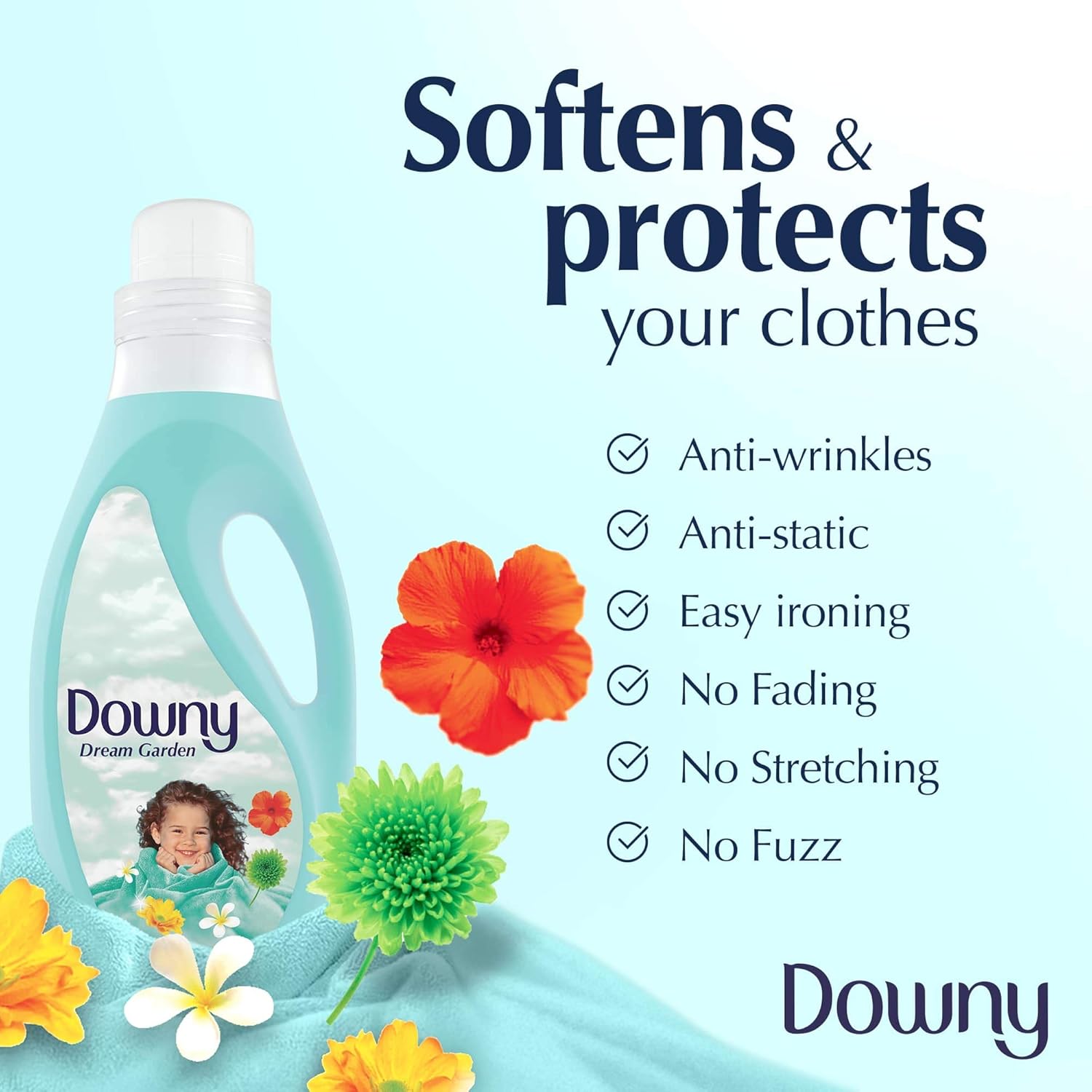  Downy Regular Fabric Softener Dream Garden 2Litre