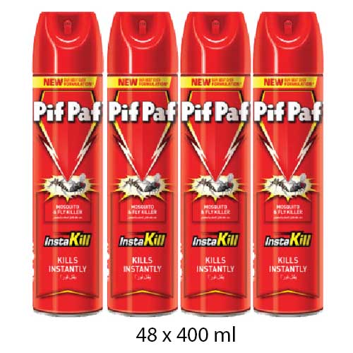 MOSQUITO AND FLY KLR RED PIF PAF ( 48 X 400 ML )