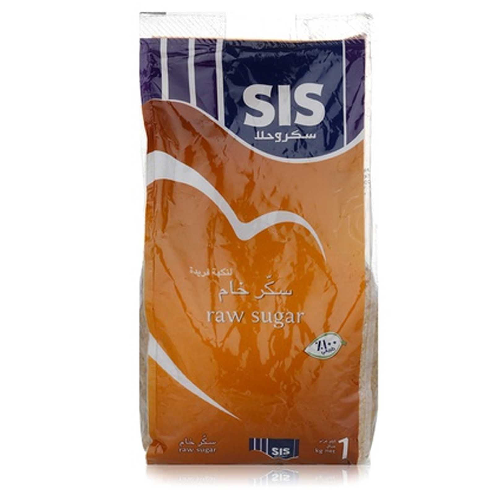 SUGAR RAW BROWN SIS ( 1 KG ) 