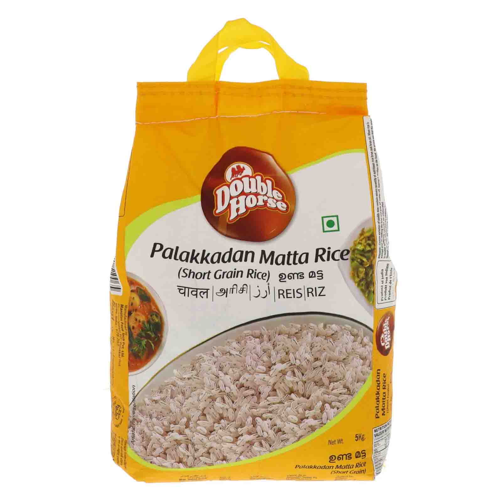 RICE PALAKKADAN MATTA DOUBLE HORSE ( 5 KG )