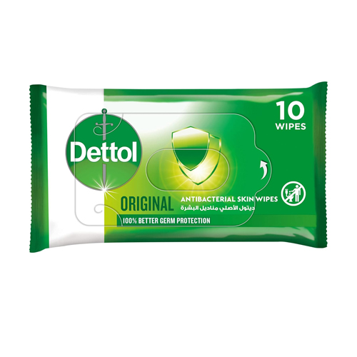  Dettol Wipes Antibacterial Original 1 x 10 Pcs