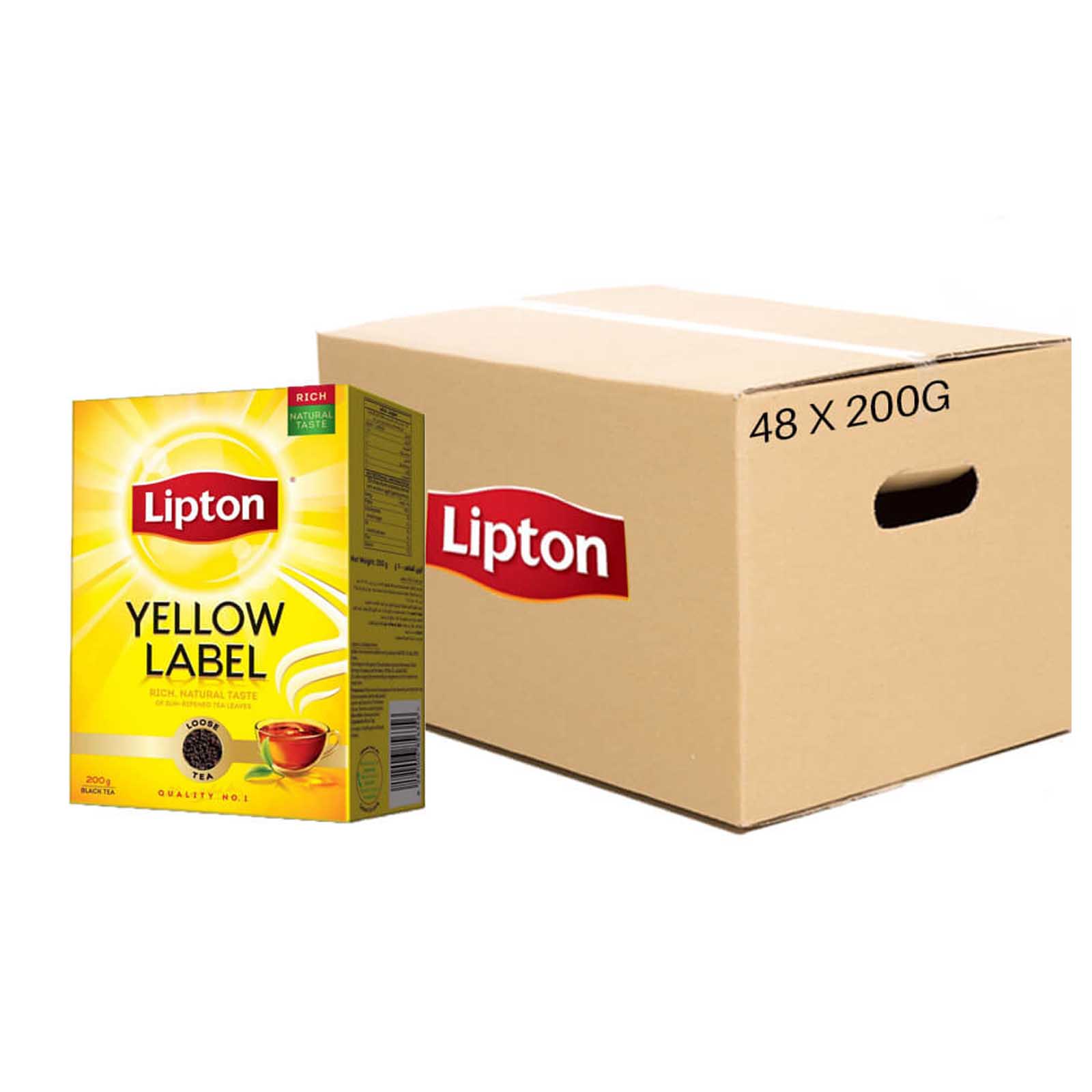 TEA BAG YELLOW LABEL LIPTON ( 24 X 25 BGS )