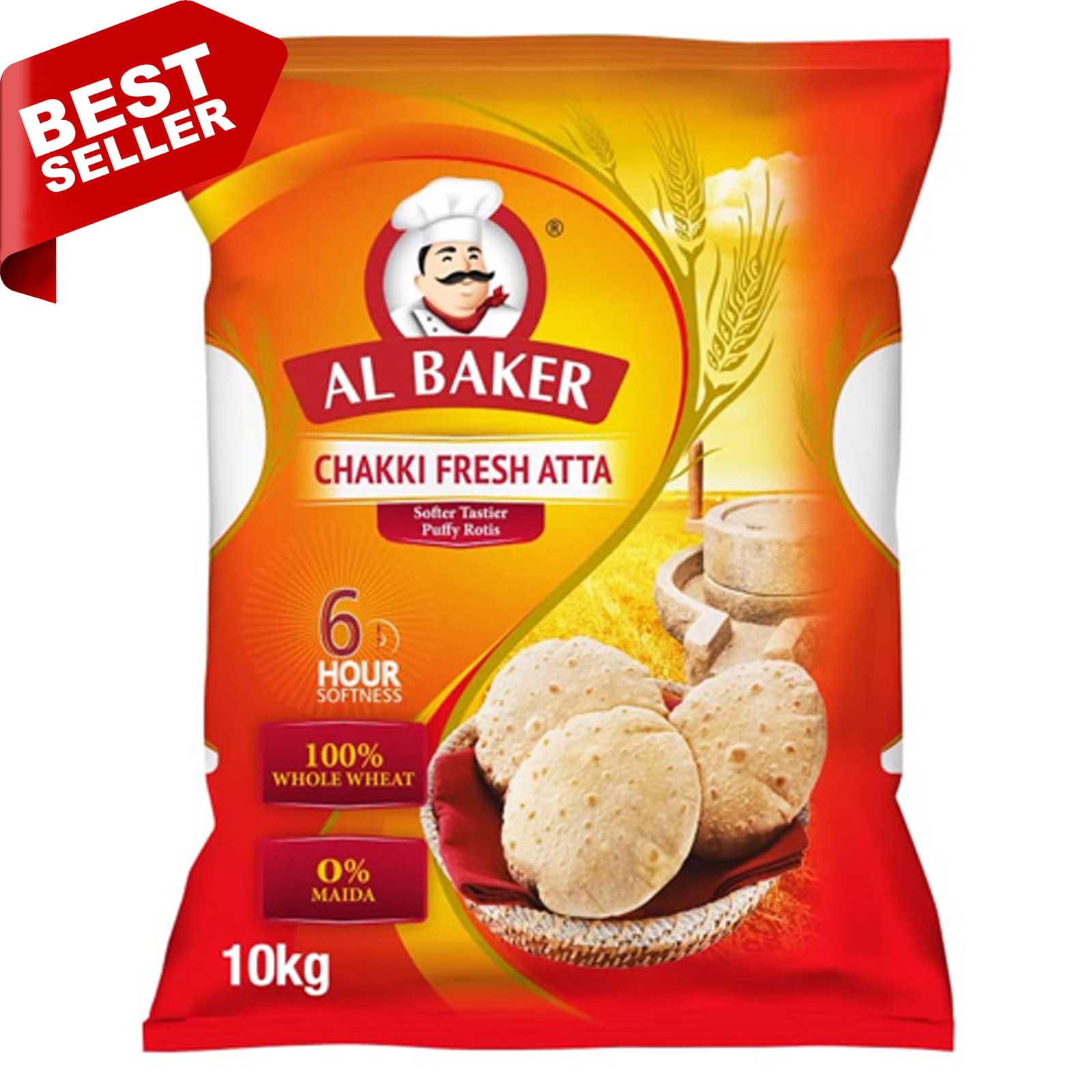 FLOUR ATTA CHAKKI FRESH AL BAKER ( 10 kg )