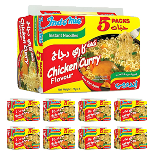 NOODLES INSTANT CHICKEN FLAVOUR INDOMIE ( 8 X 5 X 70 GM )