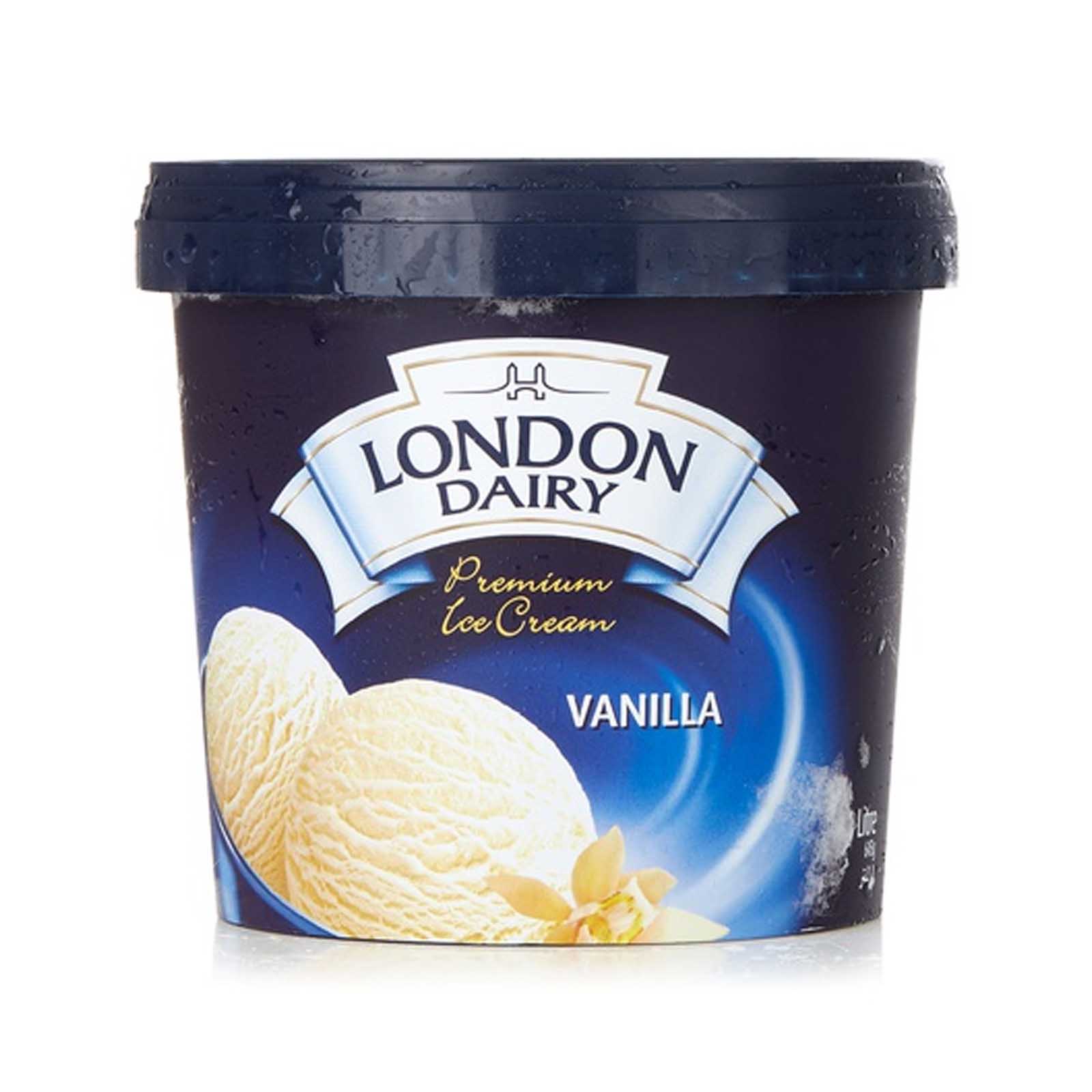 ICE CREAM VANILLA LONDON DAIRY ( 1 LTR )