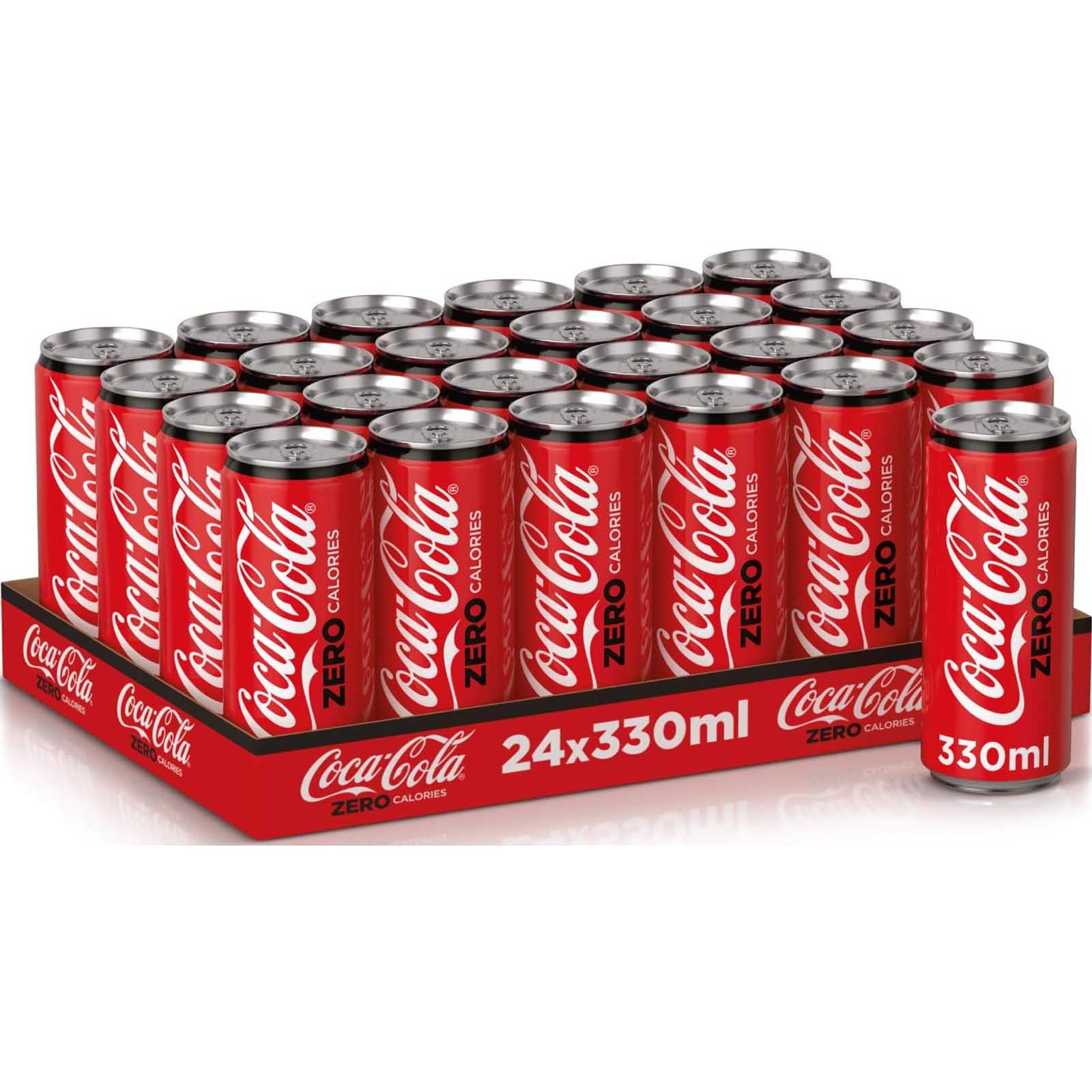  Coca Cola Zero Carbonated Soft Drink  Can  330 ml