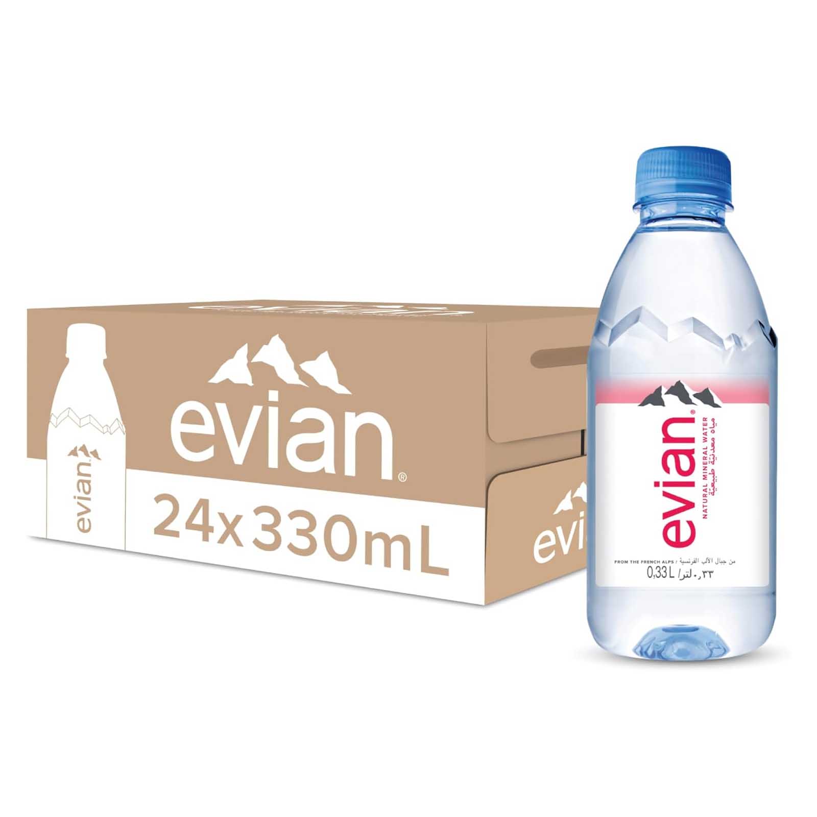 WATER EVIAN ( 24 x 330 ML )