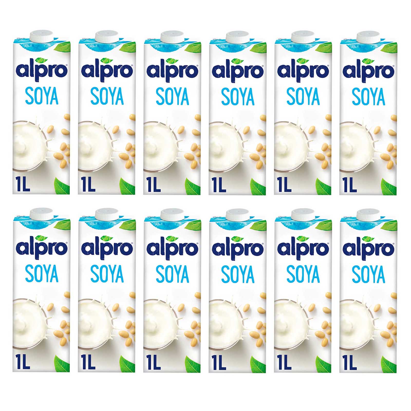 SOYA DRINK ORIGINAL ALPRO ( 12 X 1 LTR )