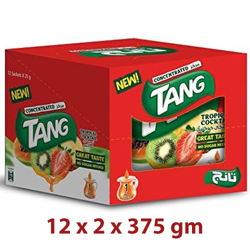  Tang Tropical Flavoured Juice 12 x 2 x 375 gm