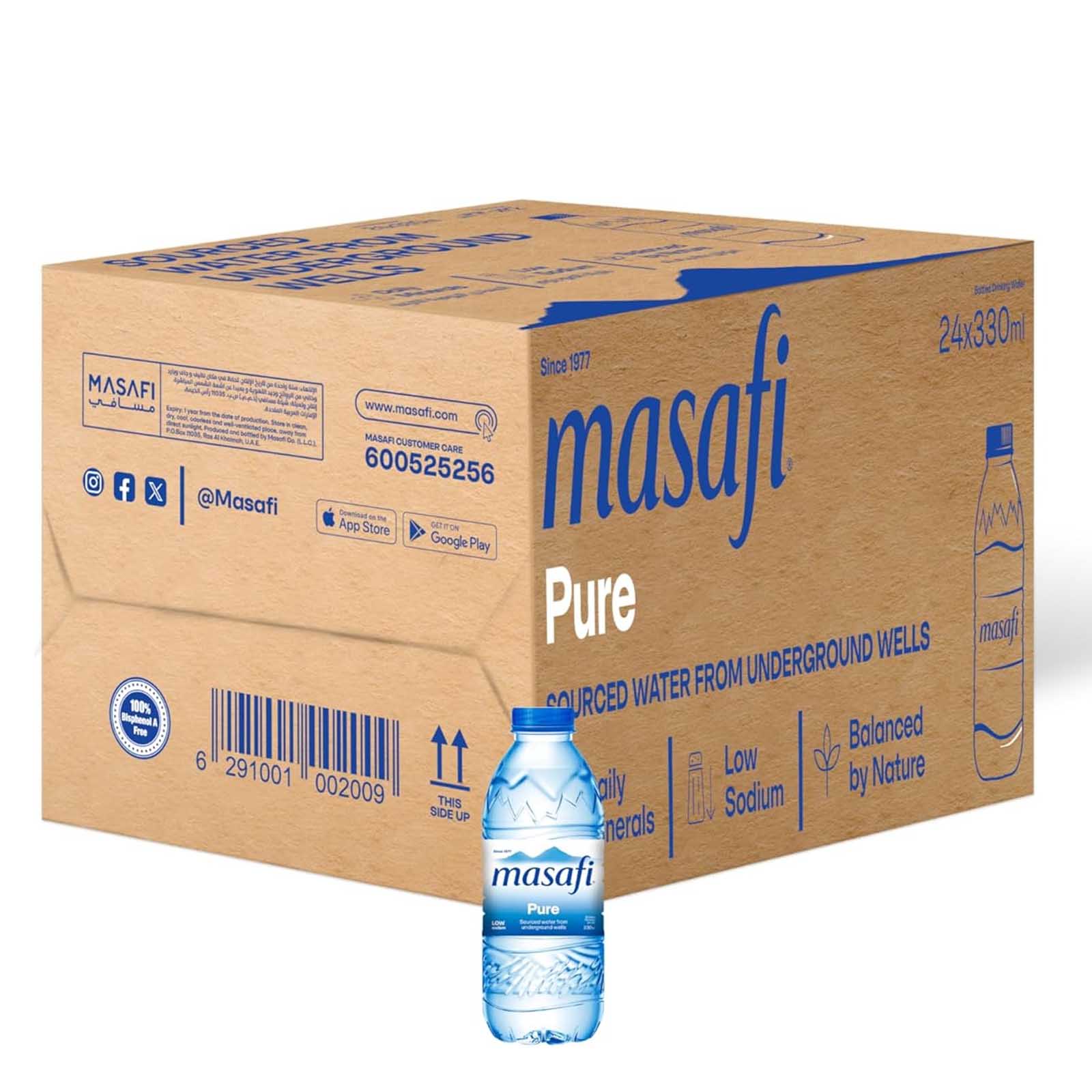 WATER MASAFI ( 2 X 12 X 330 ML )