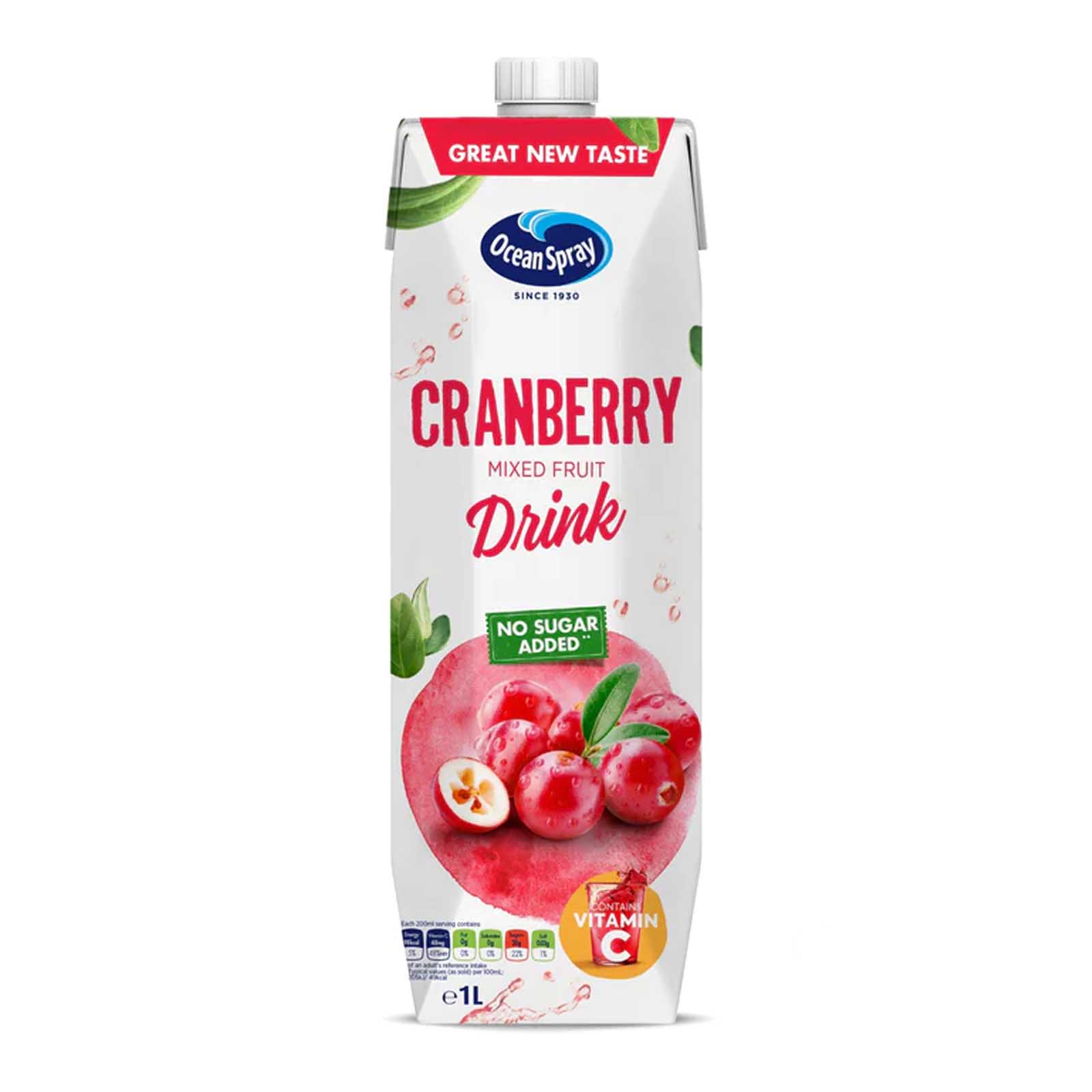 JUICE CRANBERRY MIXED FRUIT OCEAN SPRAY ( 1 LTR )