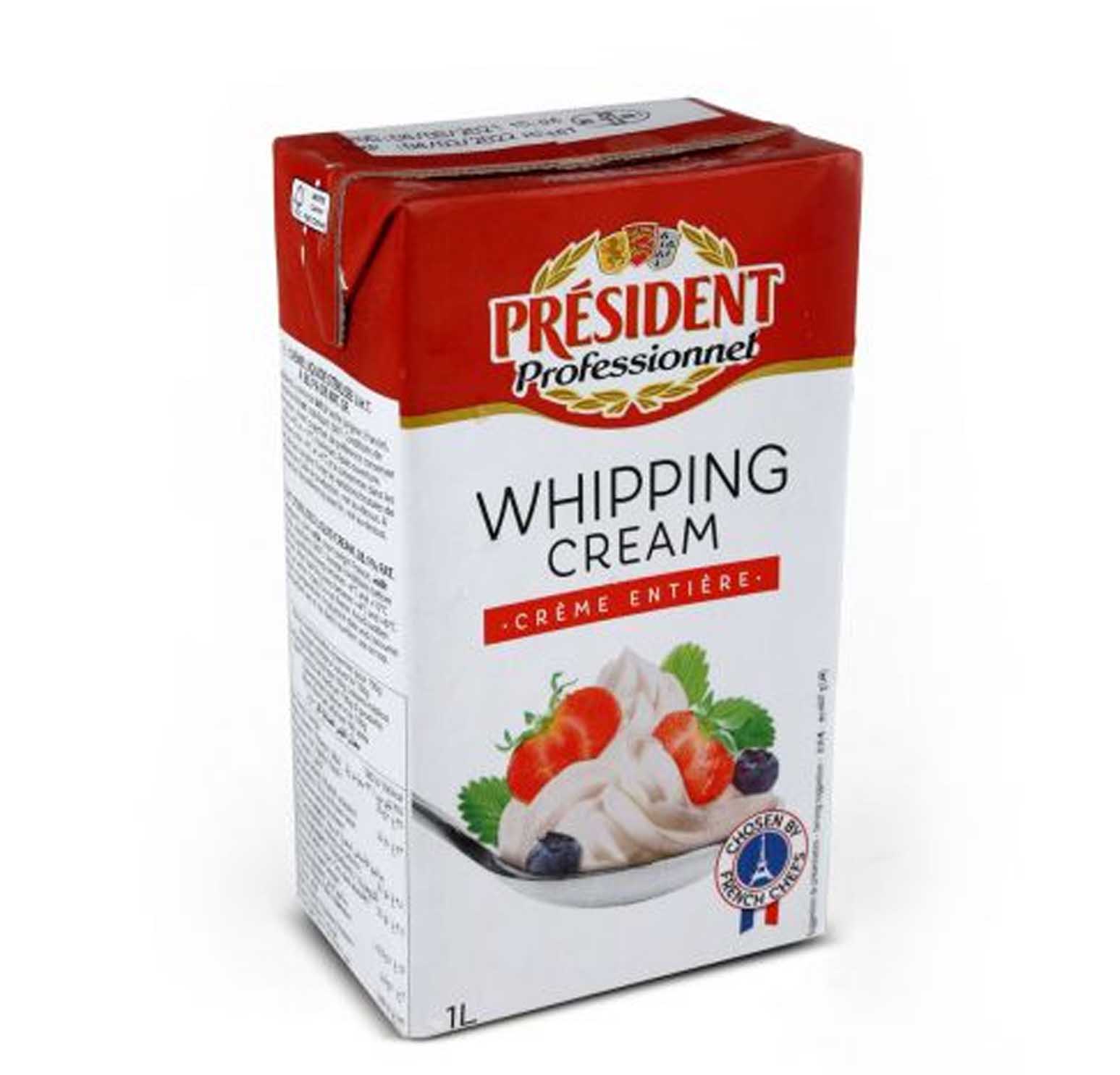  President Whipping Cream 1 Ltr