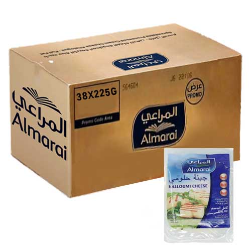 CHEESE HALLOUMI FULL FAT AL MARAI ( 38 X 225 gm )