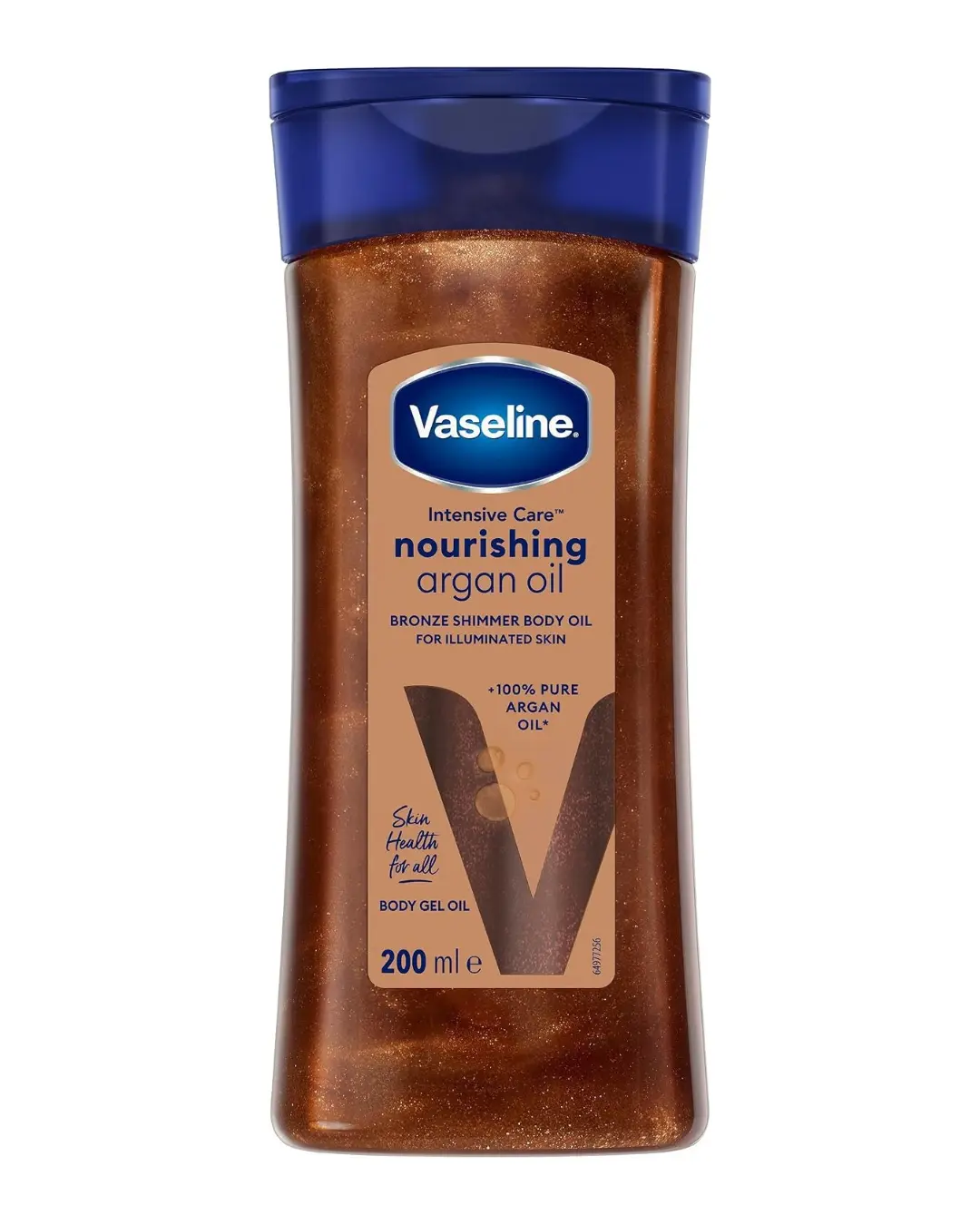 BODY GEL OIL NOURISHING ARGAN VASELINE ( 200 ML )