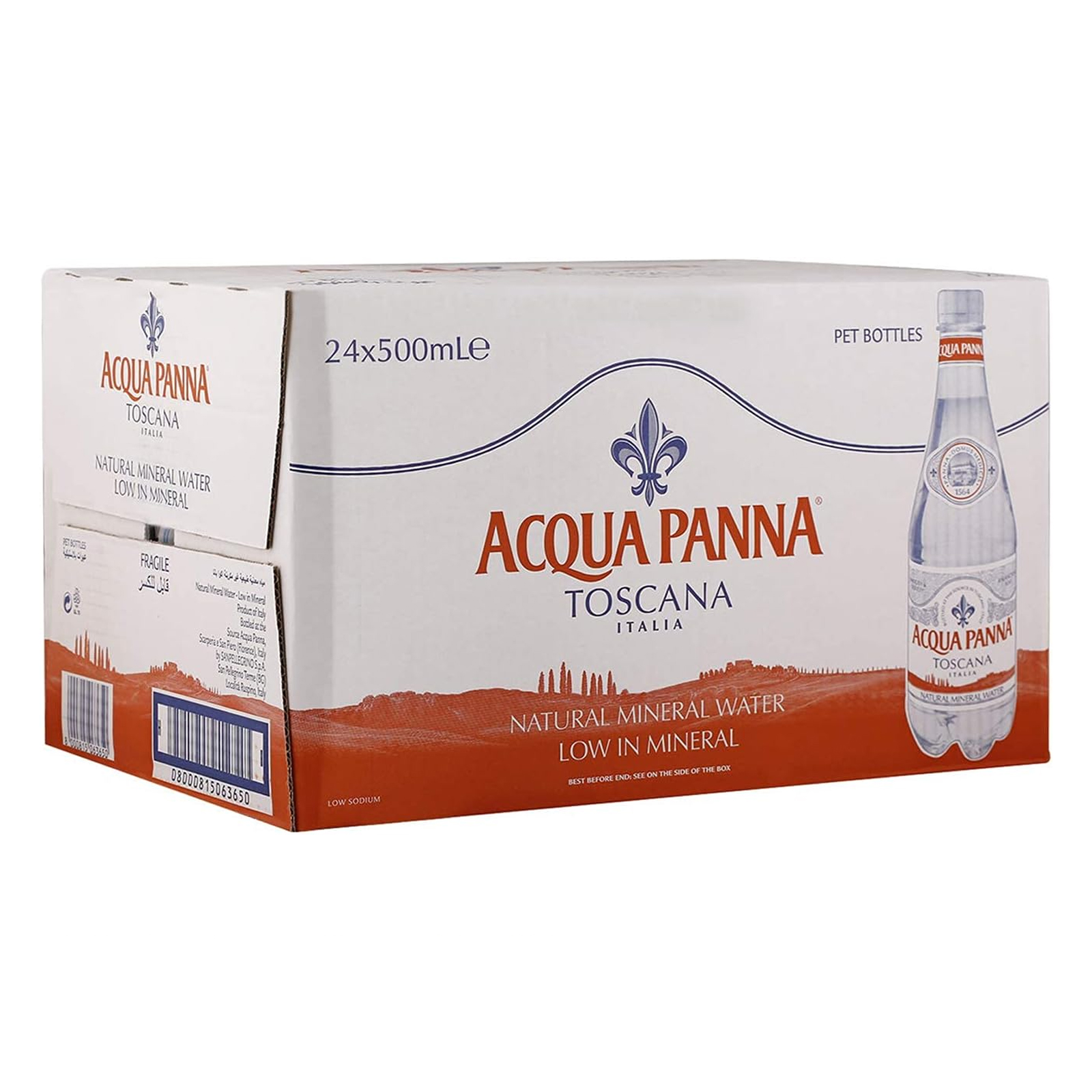  Acqua Panna Mineral Water Pet Bottle 24 x 500 ml