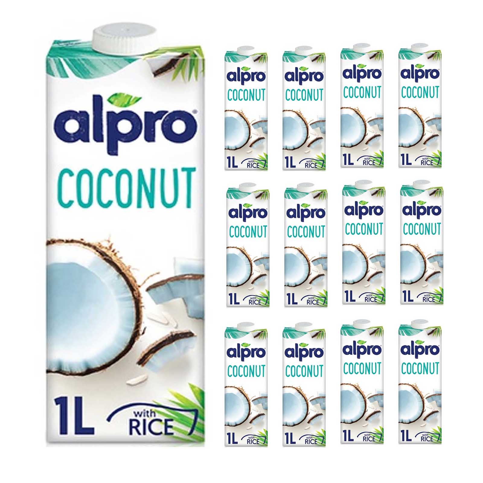 MILK COCONUT ALPRO  ( 8 X 1 LTR )