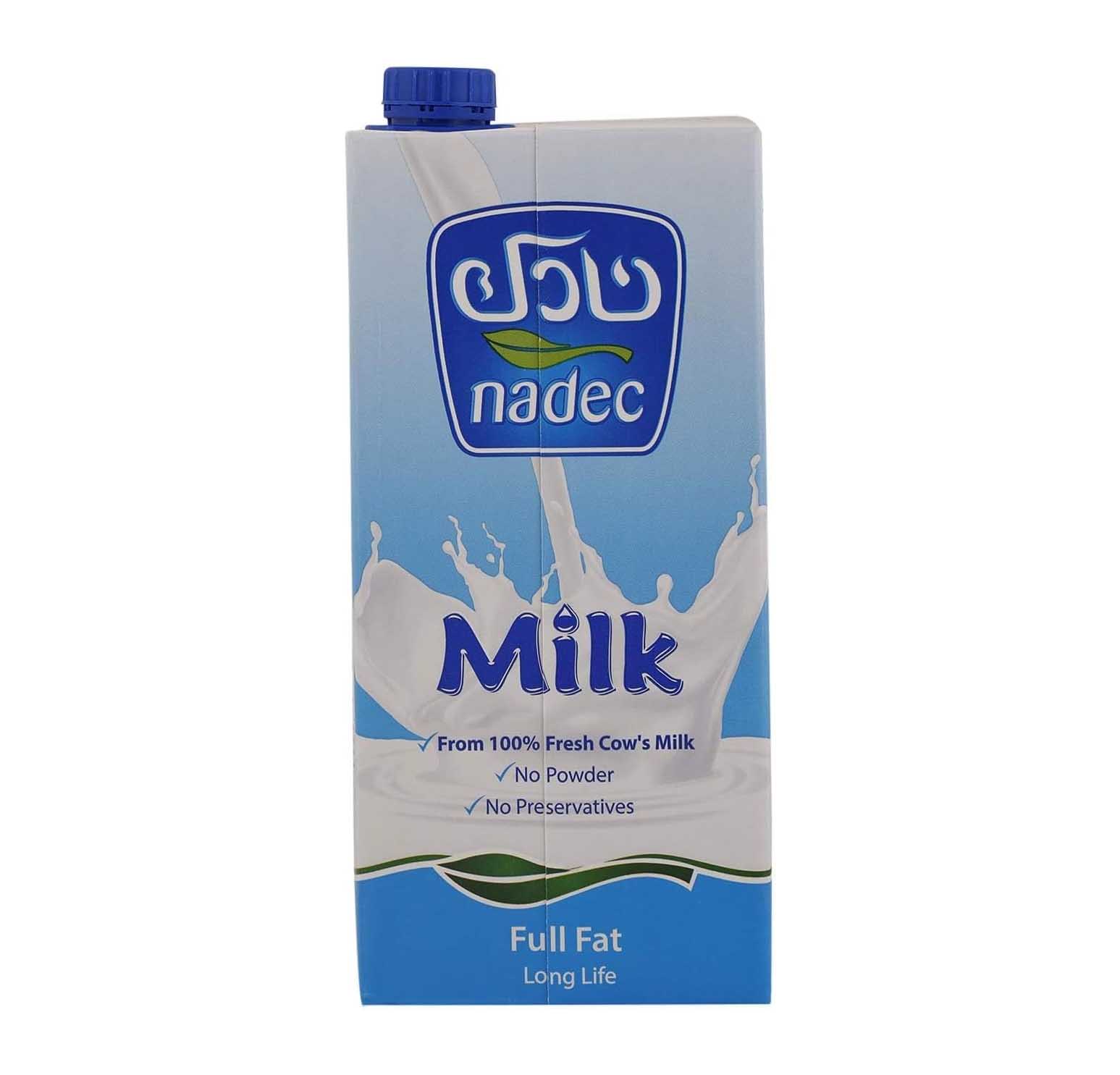 MILK LONG LIFE FULL CREAM NADEC ( 1 LTR )