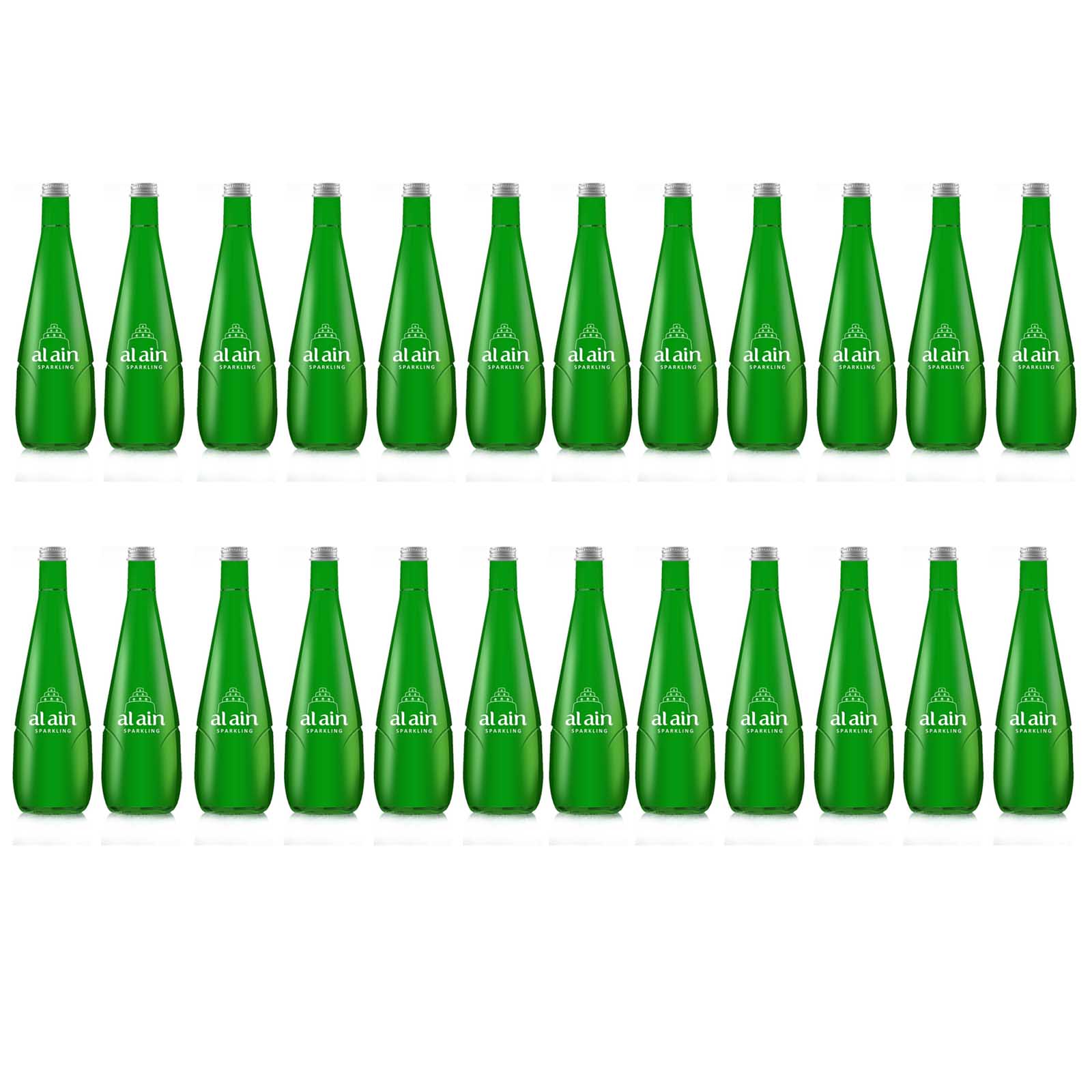 WATER SPARKLING GLASS BOTTLE AL AIN ( 24 X 330 ML ) 