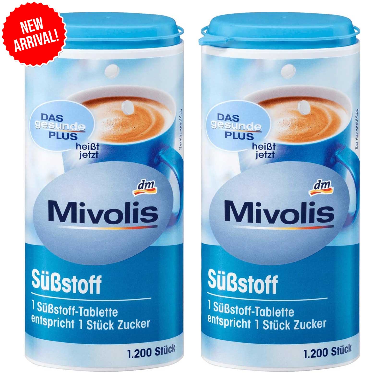 SWEETENER TABLETS MIVOLIS (2 X 72 GM)