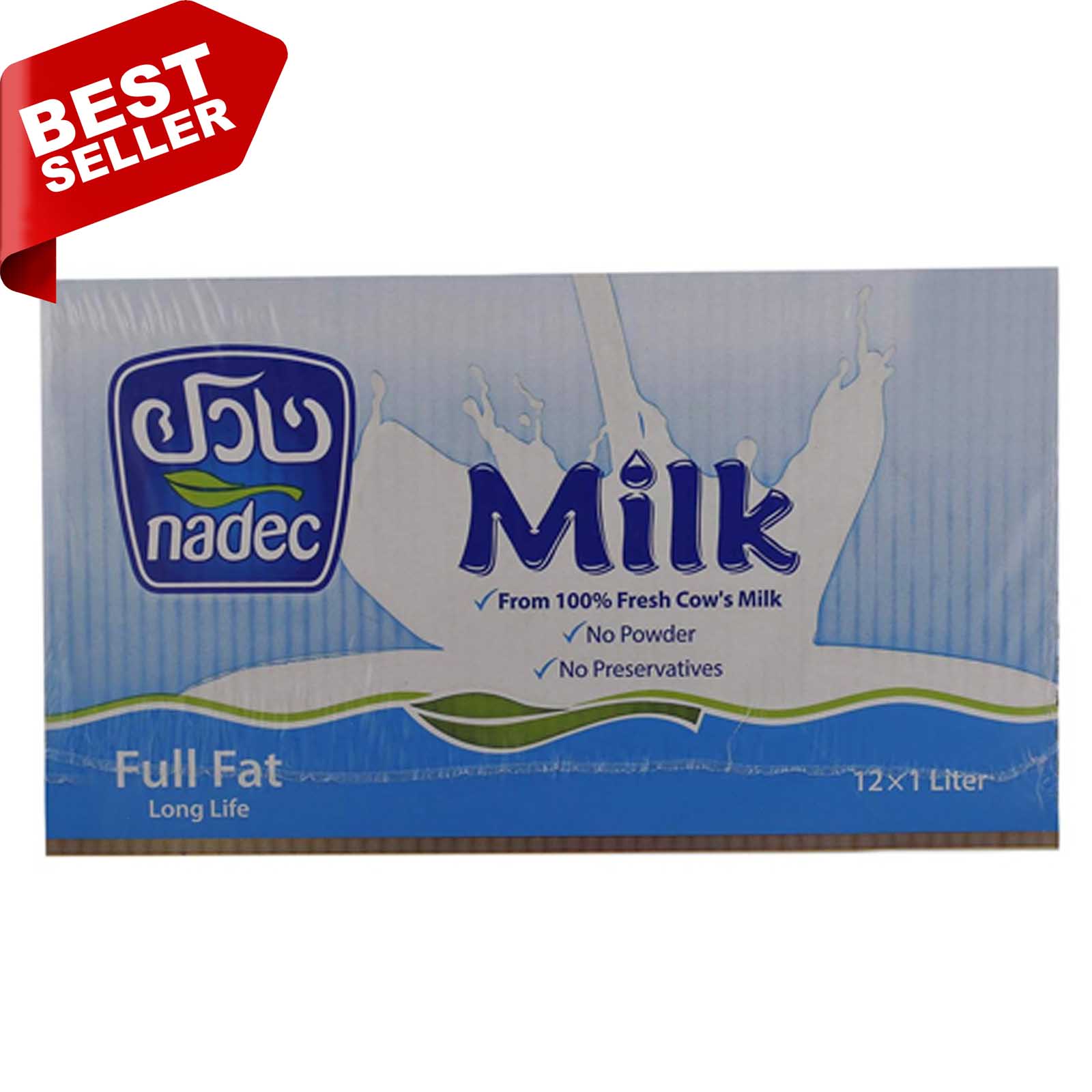 MILK LONG LIFE FULL CREAM NADEC ( 3 X 4 X 1 LTR )