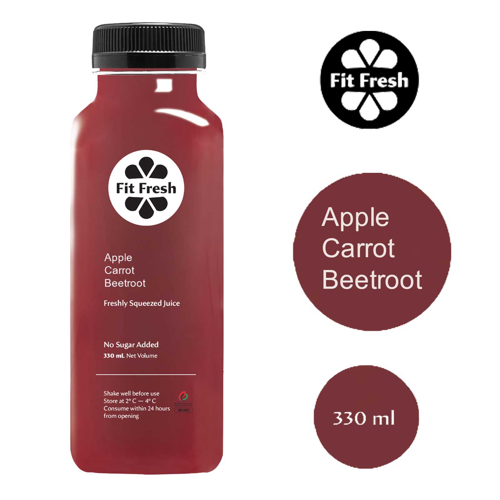 BEETROOT, CARROT & APPLE JUICE FF ( 330 ML )