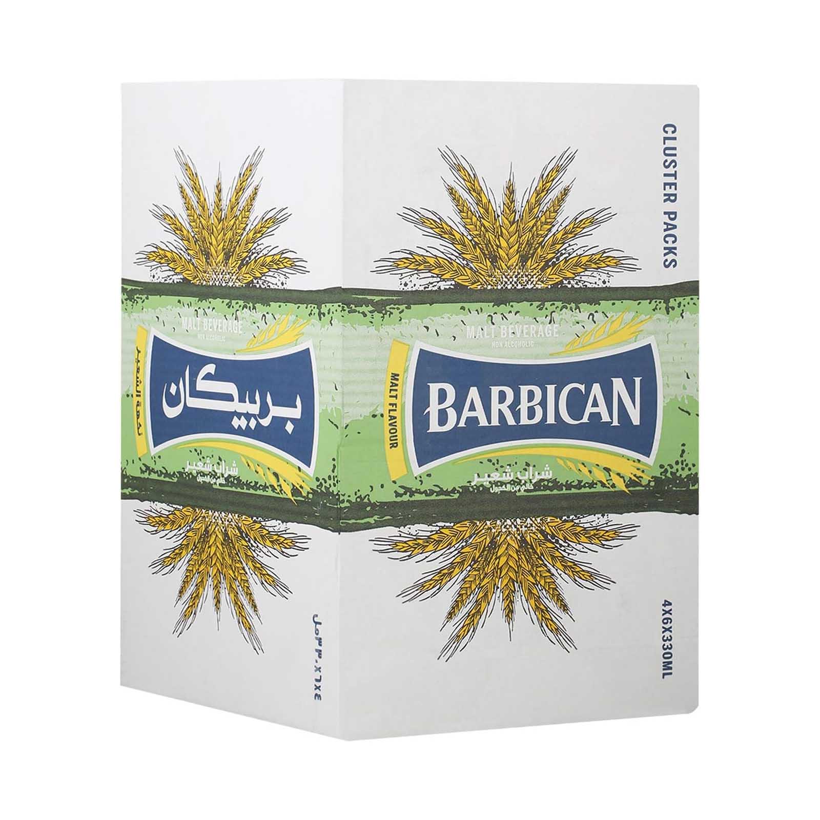 NON ALCOHOLIC BEVERAGE MALT BARBICAN (4 X 6 X 330 ML)