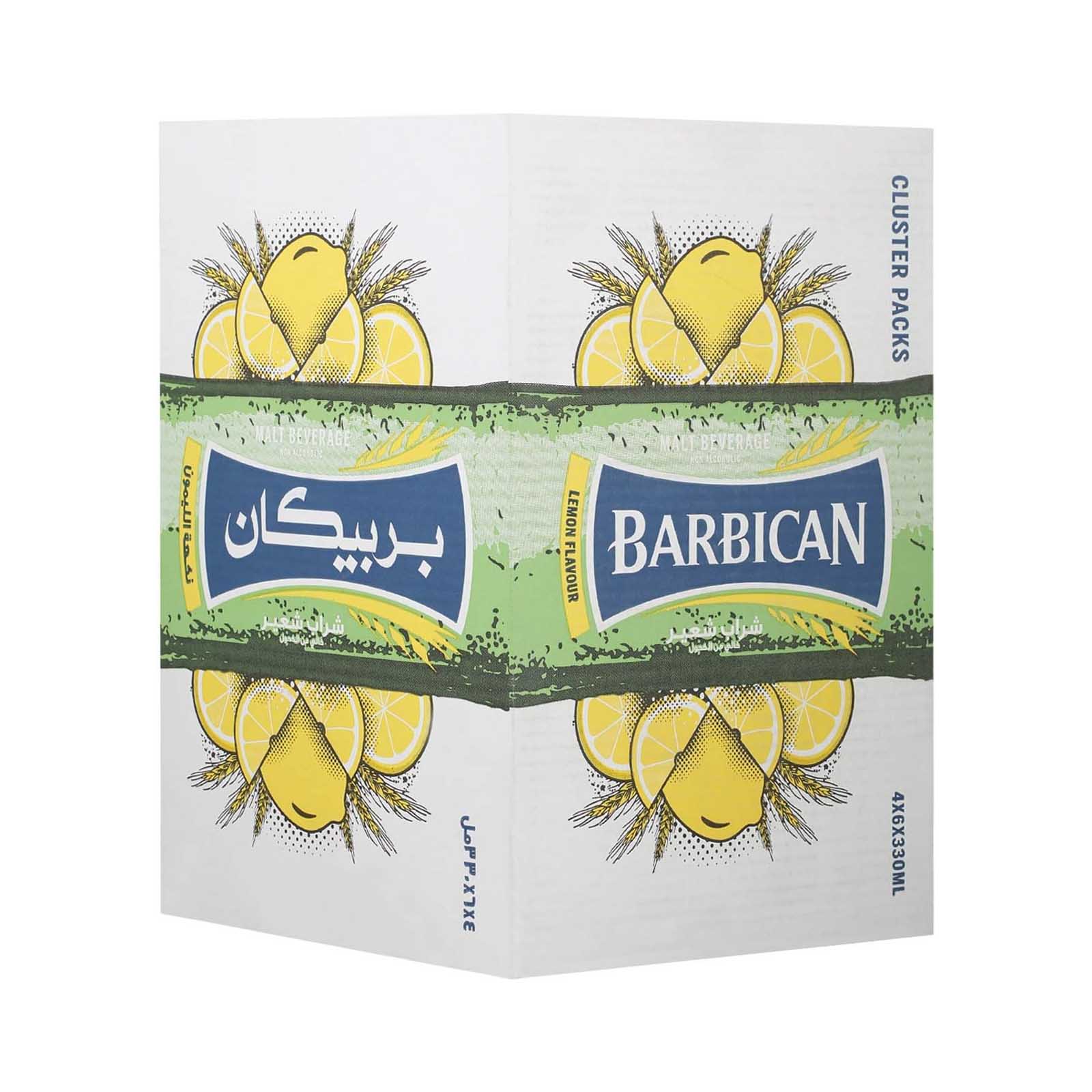 NON ALCOHOLIC BEVERAGE LEMON BARBICAN (4 X 6 X 330 ML)