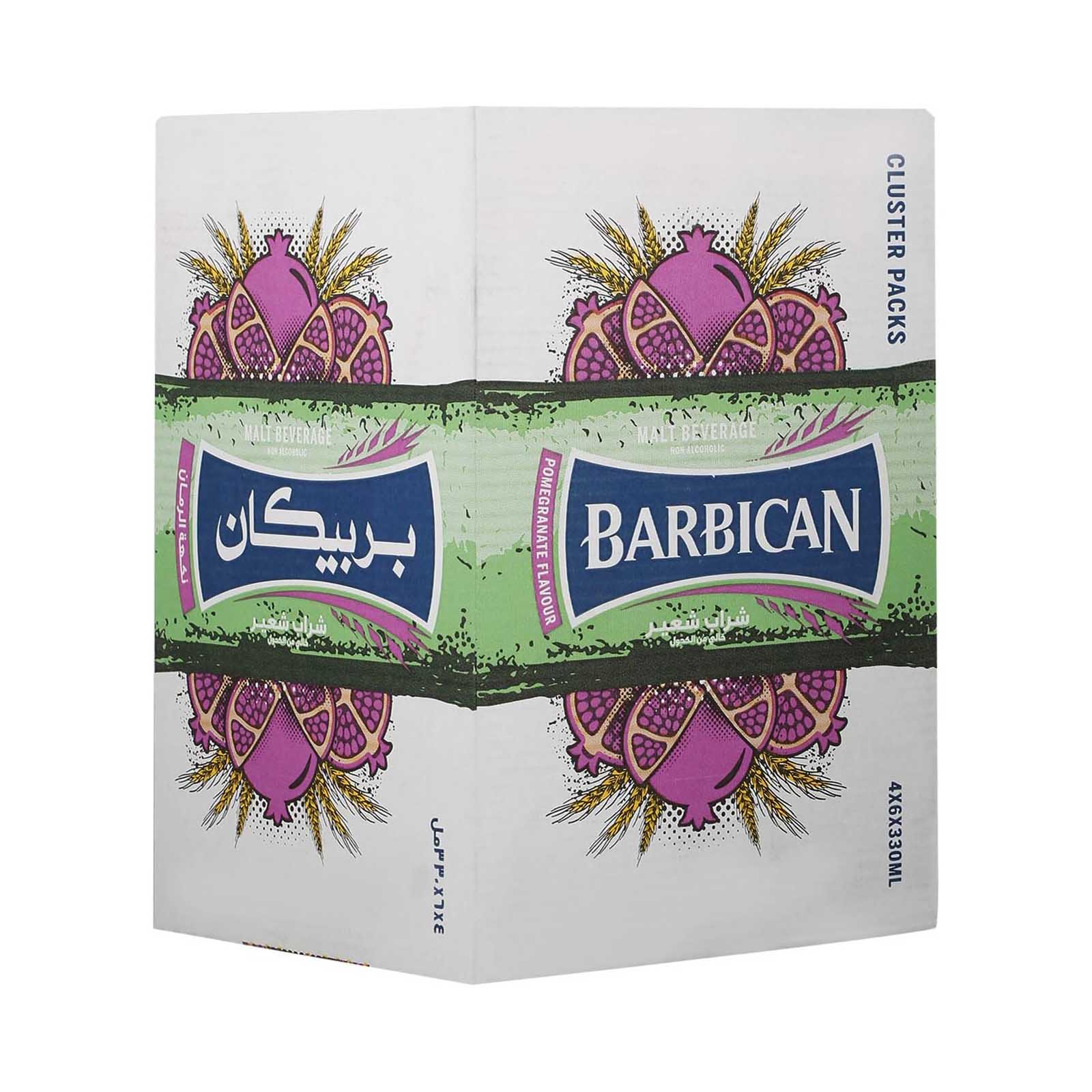 NON ALCOHOLIC BEVERAGE POMEGRANATE BARBICAN (4 X 6 X 330 ML)