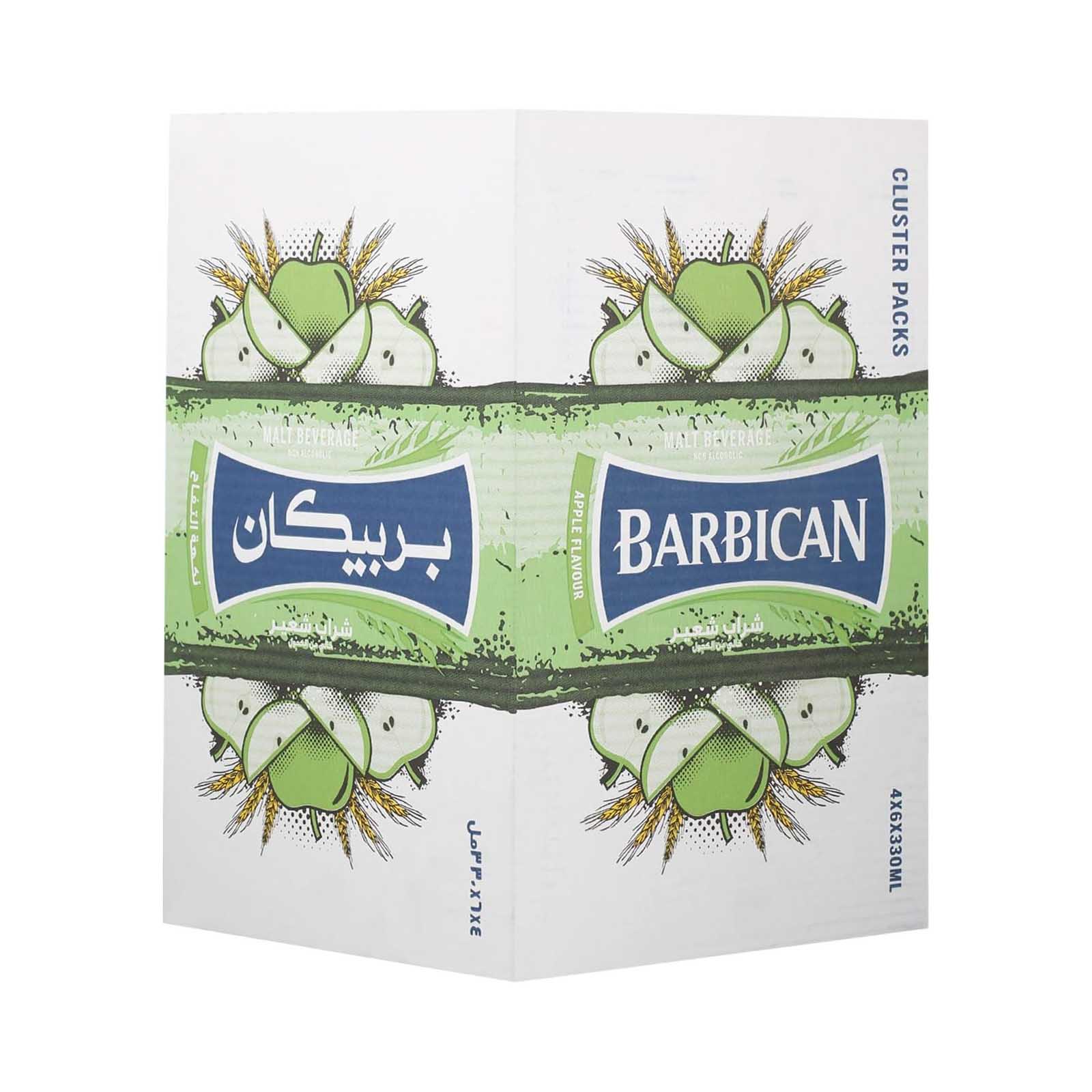 NON ALCOHOLIC BEVERAGE APPLE BARBICAN (4 X 6 X 330 ML)