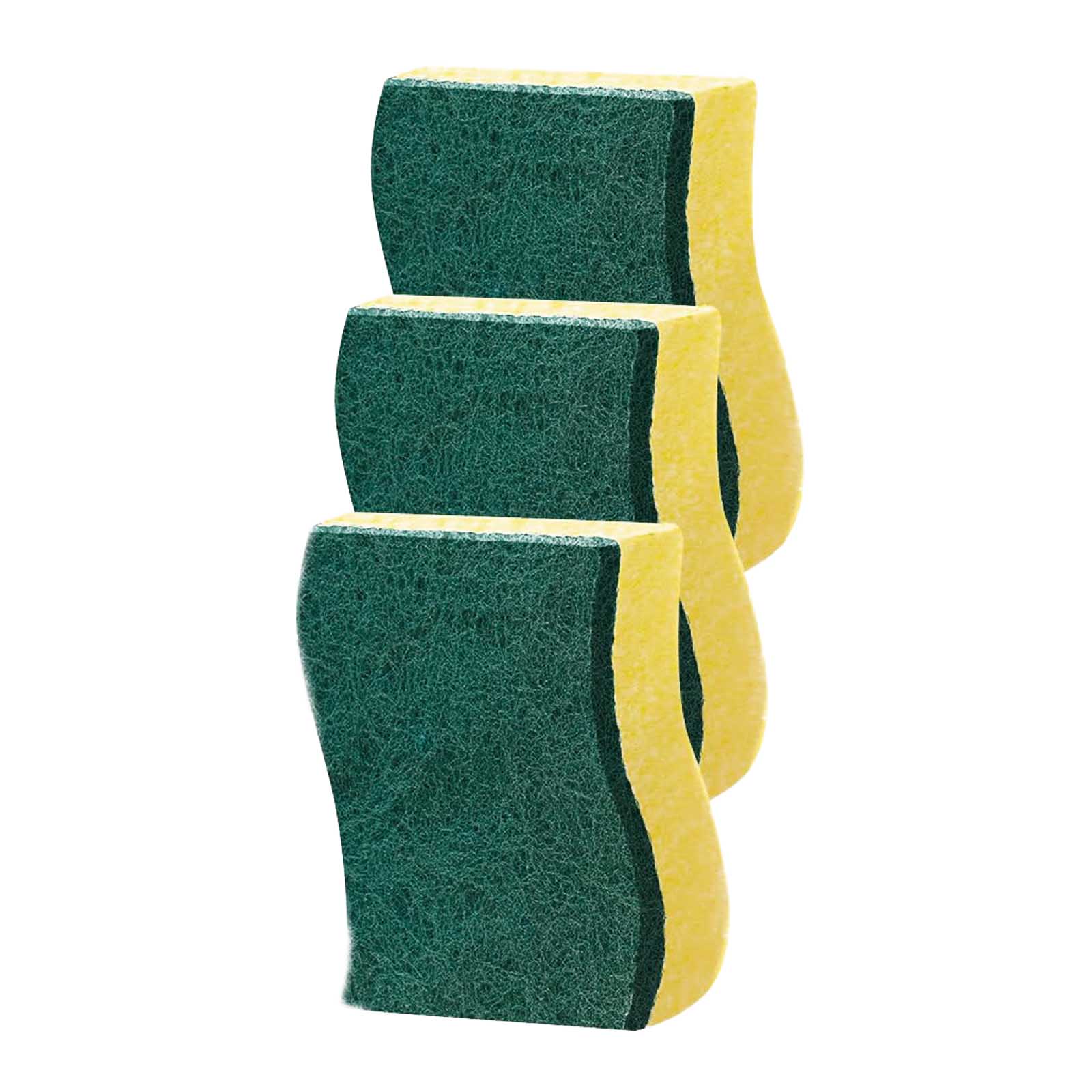 SPONGE SCRUB SCOTCH BRITE ( 1 X 3 PCS )