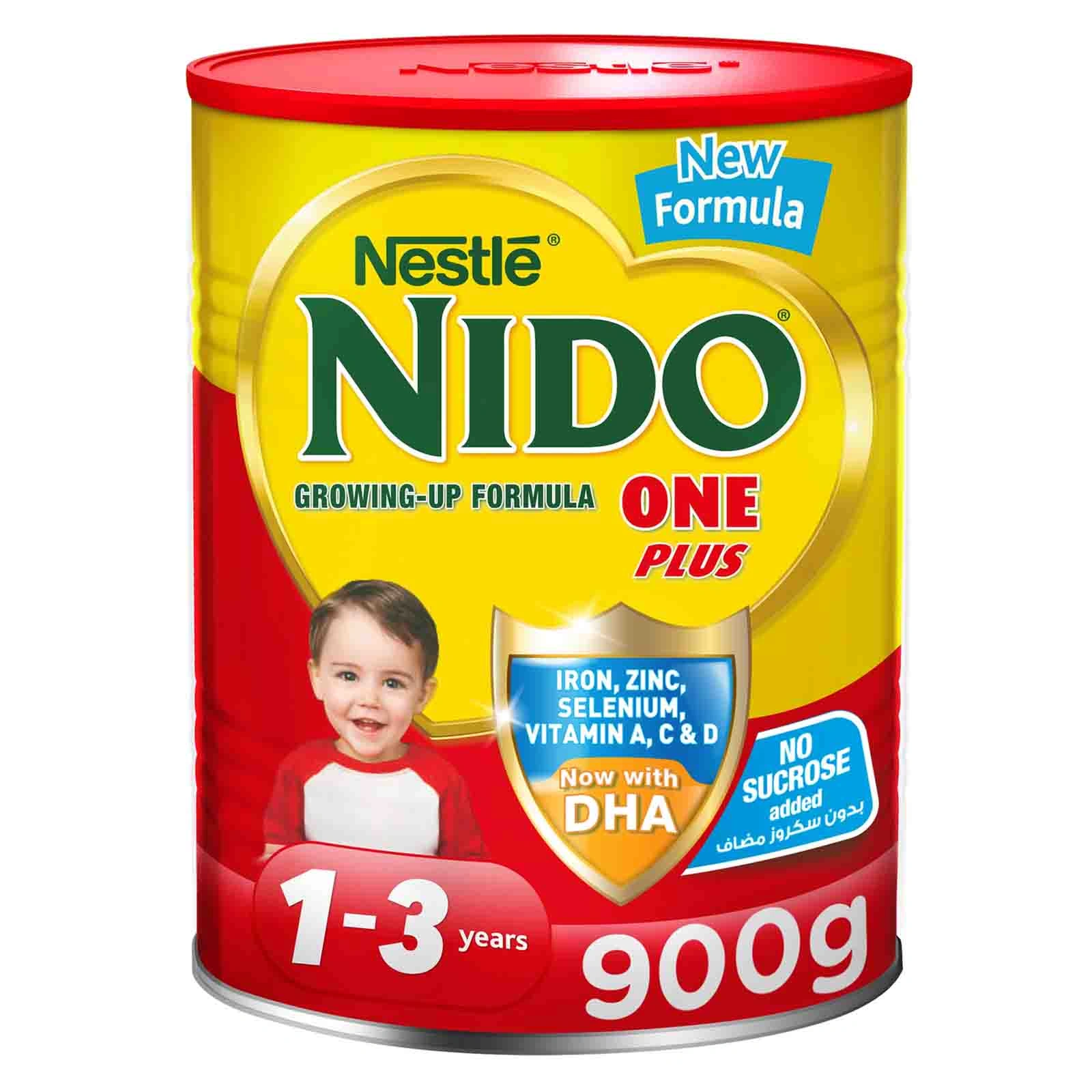 FORMULA TODDLERS ONE PLUS 1-3 YEARS NIDO NESTLE (900 GM)