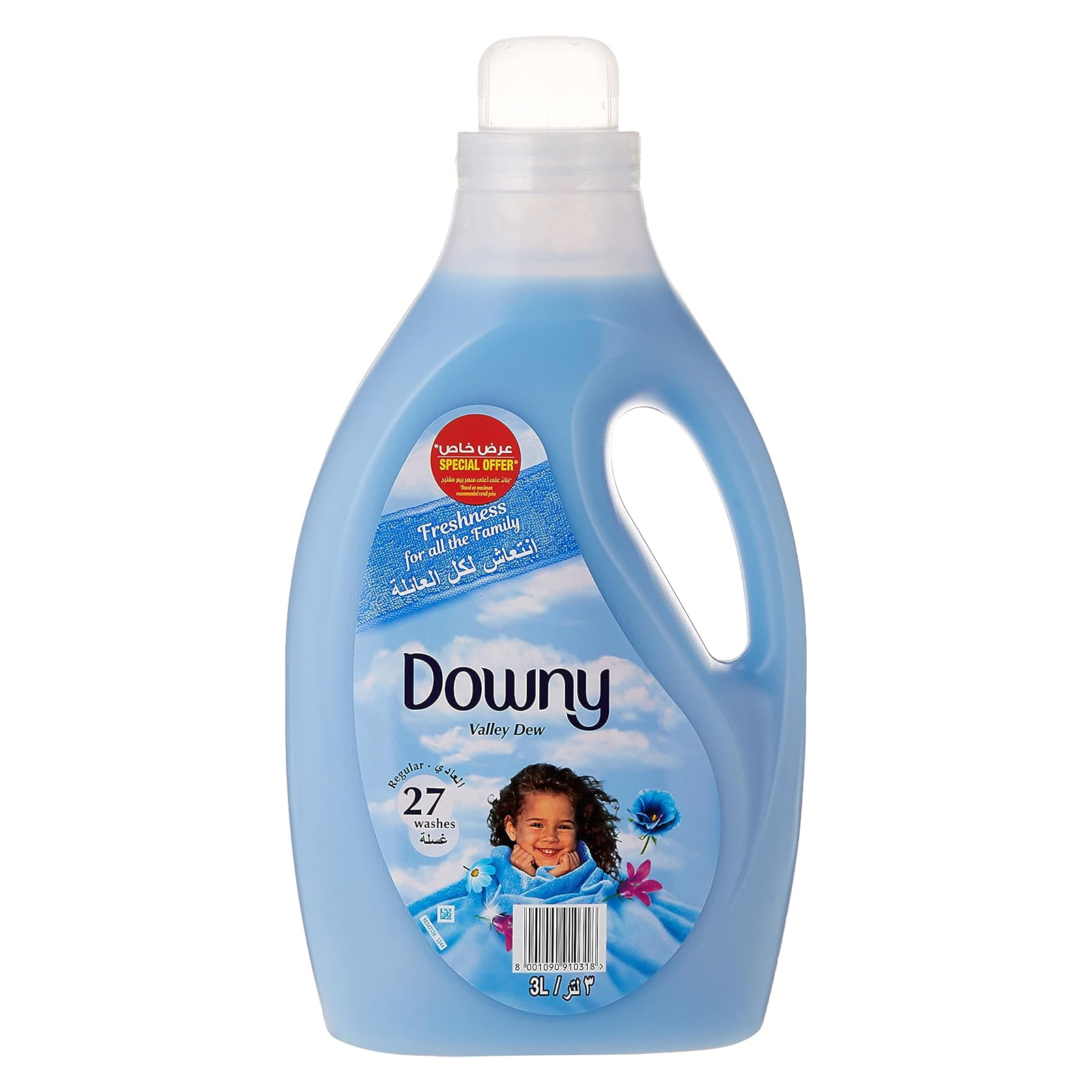  Downy Regular Fabric Softener Valley Dew 3L