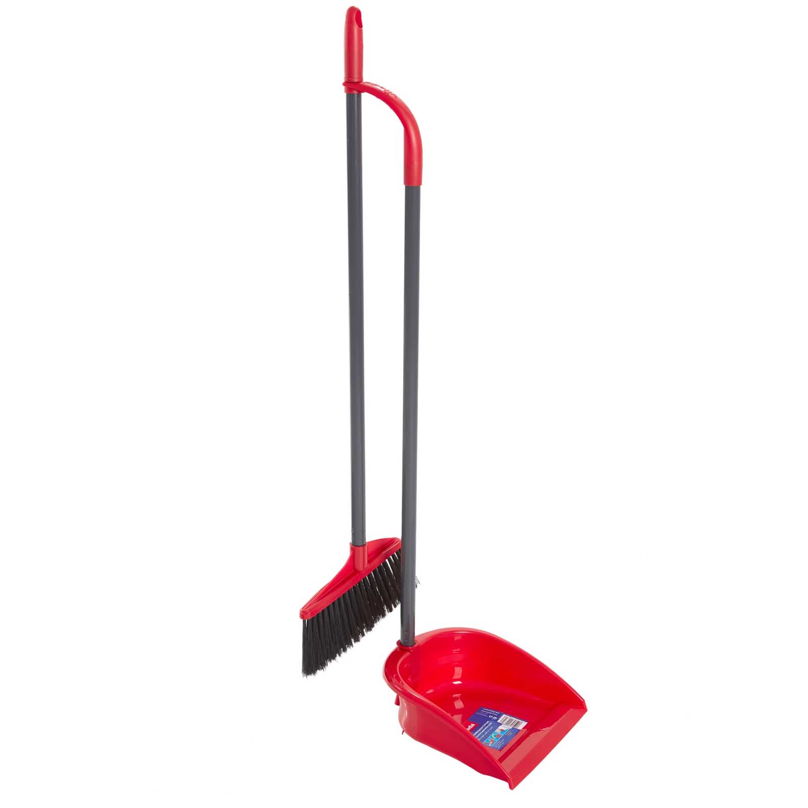 DUSTPAN W / LONG HANDLED BRUSH VILEDA ( PC )