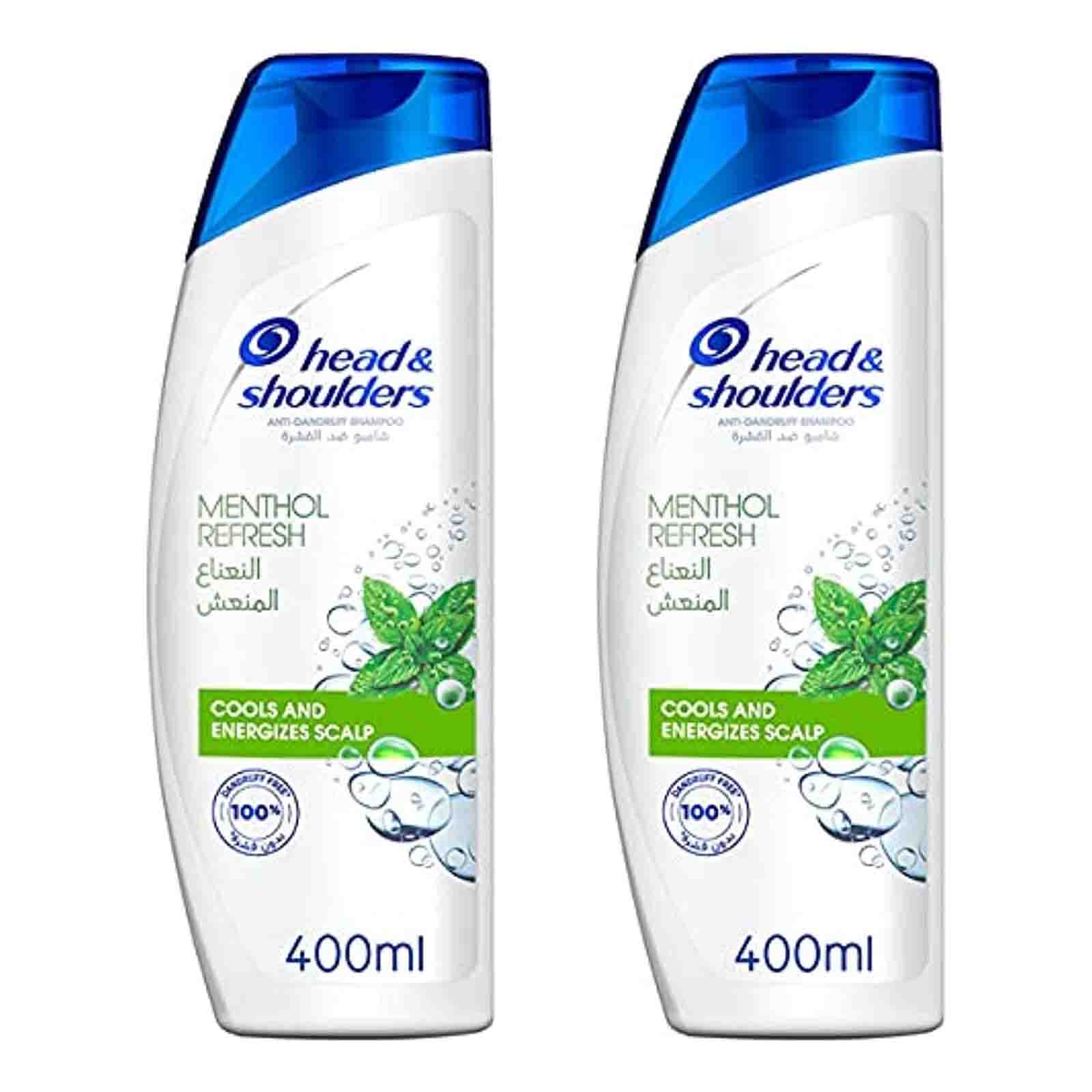 SHAMPOO MENTHOL REFRESH HEAD & SHOULDERS  ( 2 X 400 ml )