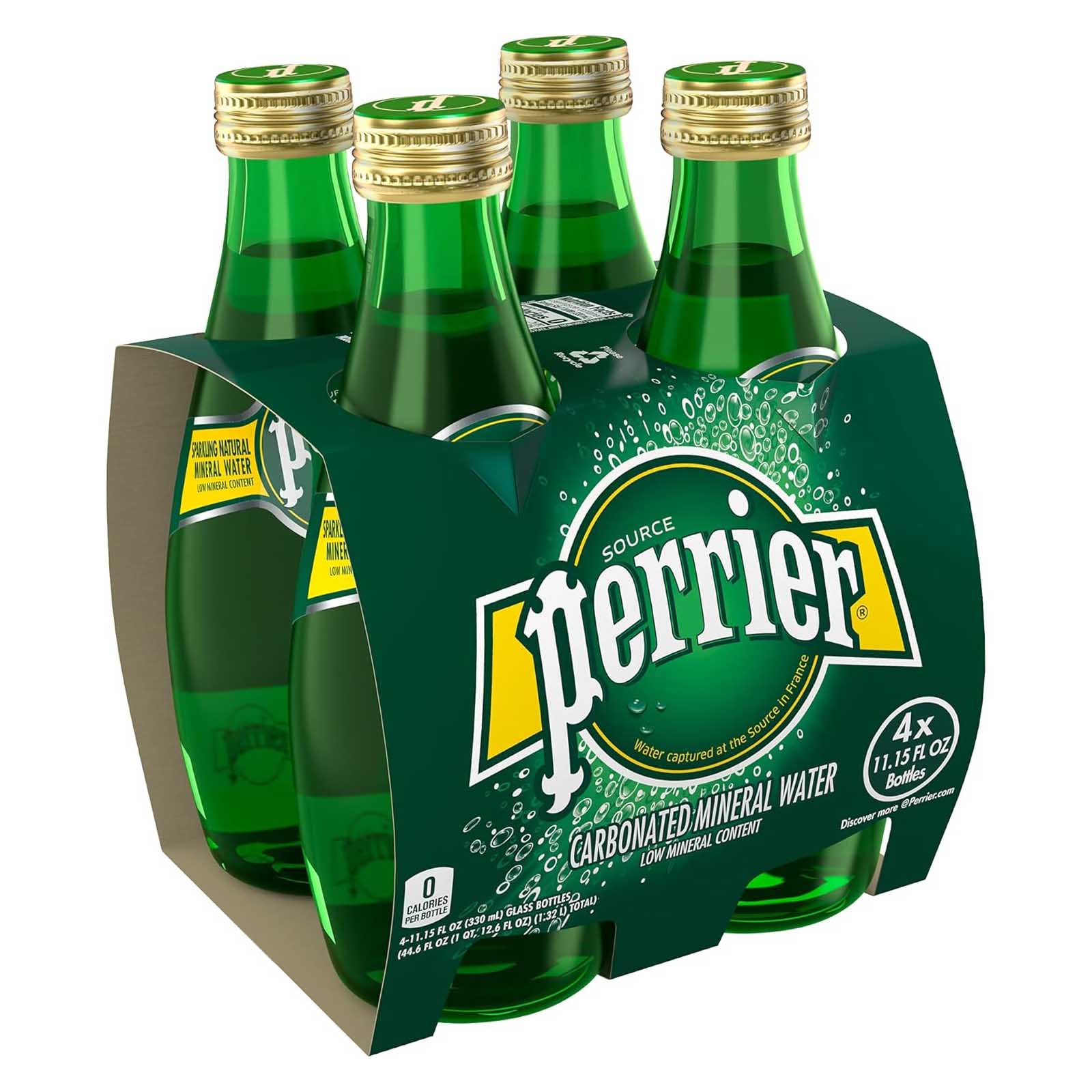 WATER SPARKLING NATURAL PERRIER ( 4 X 330 ML )