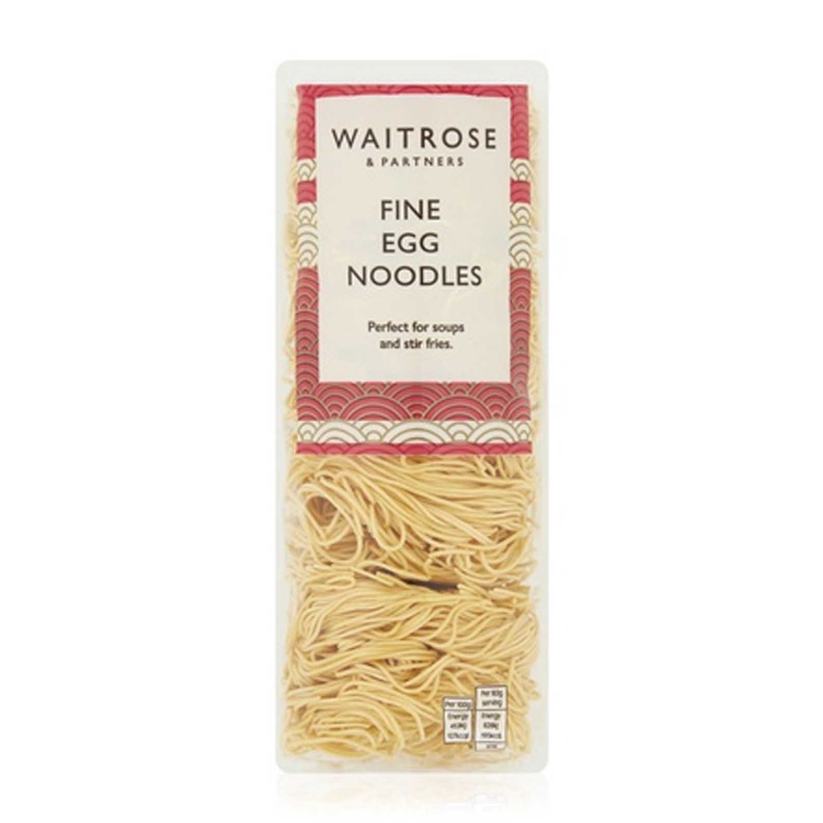 NOODLES FINE EGG WAITROSE ( 250 GM )