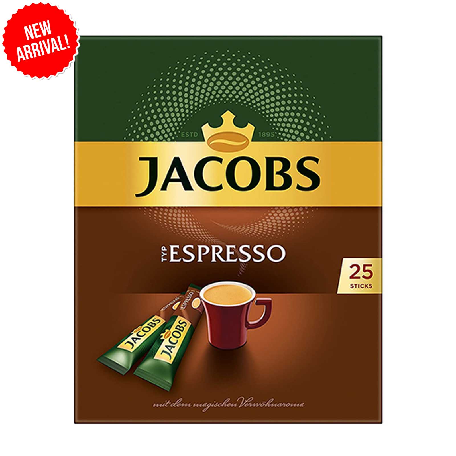 COFFEE STICKS GROUND ESPRESSO JACOBS ( 25 PC )