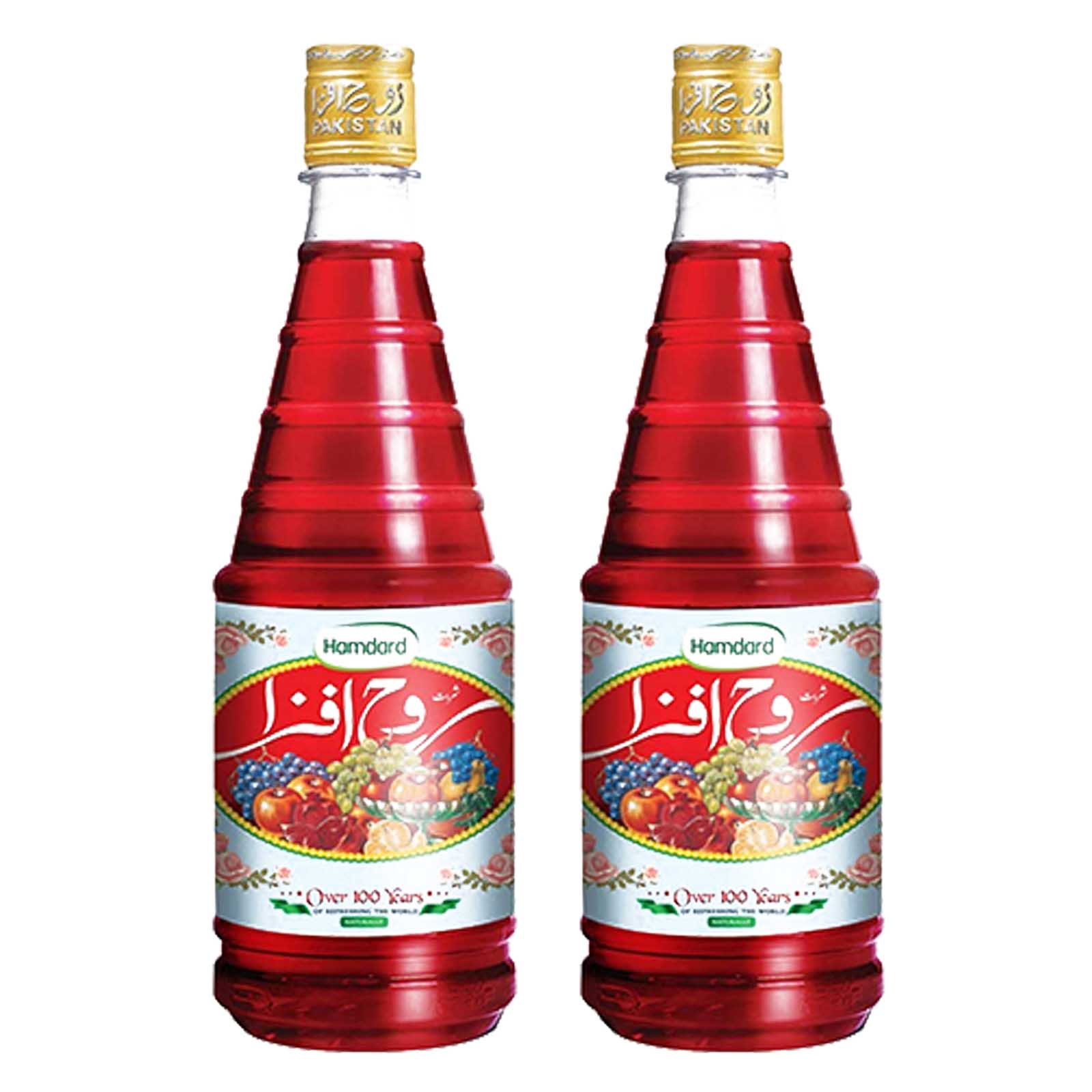 SYRUP ROOH AFZA HAMDARD ( 2 X 800 ML )