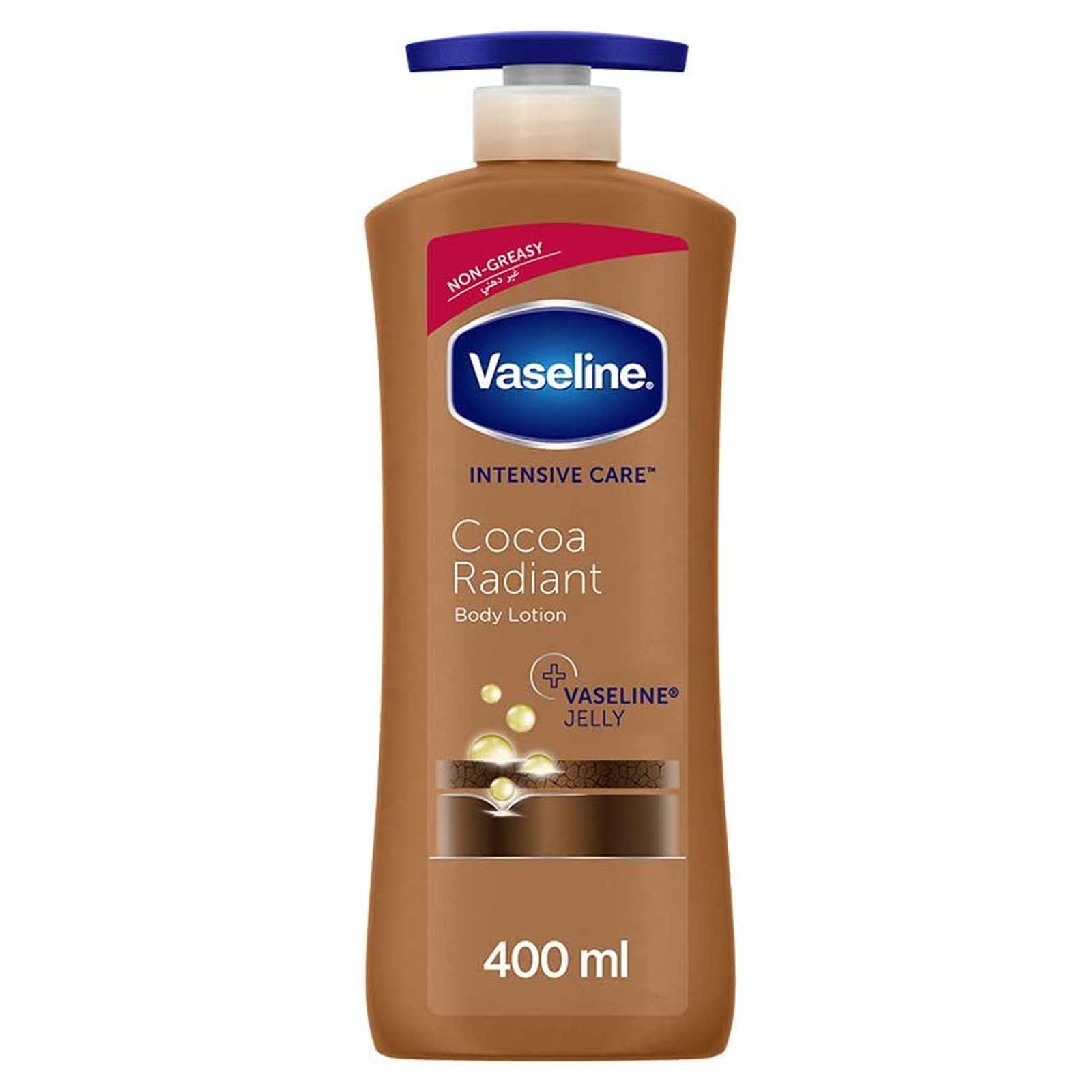 BODY LOTION COCOA RADIANT VASELINE ( 400 ML )