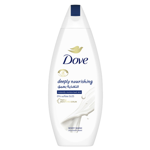 BODY WASH DEEPLY NOURISHING DOVE (12 X 500 ML)