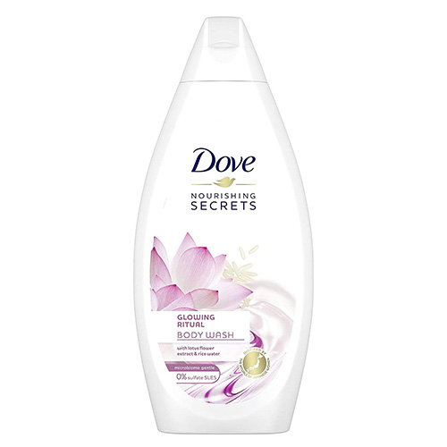  Dove Nourishing Secrets Glowing Ritual Shower Gel Body wash With Lotus Flower Extract And Rice Milk 12 X 500 ml