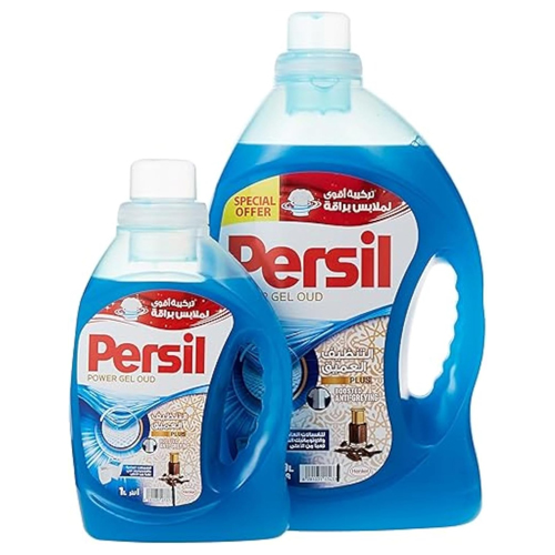 LAUNDRY LIQUID POWER GEL OUD PERSIL ( 2.9 LTR + 1 LTR )