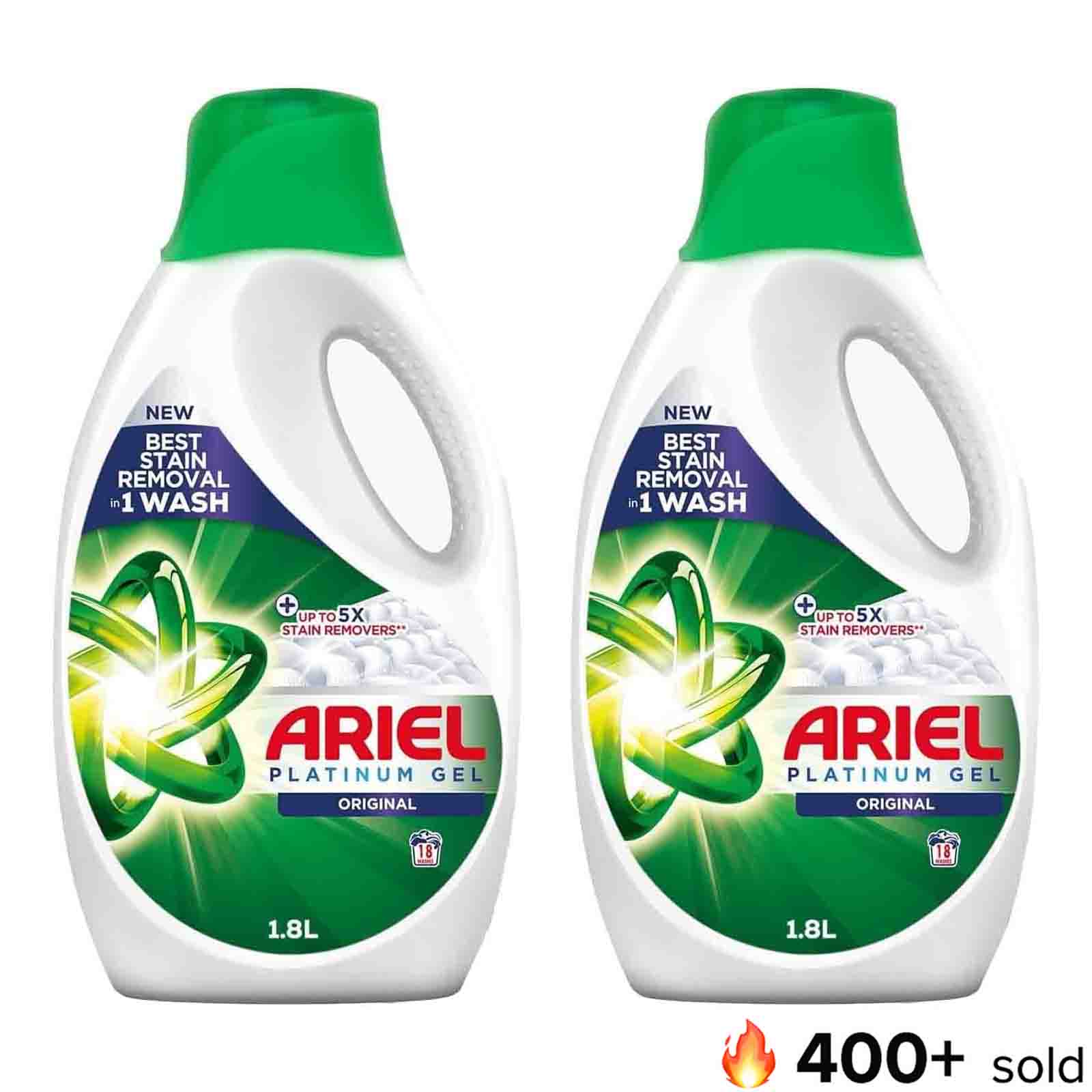  Ariel Power Gel Original Scent 2 x 1.8 L