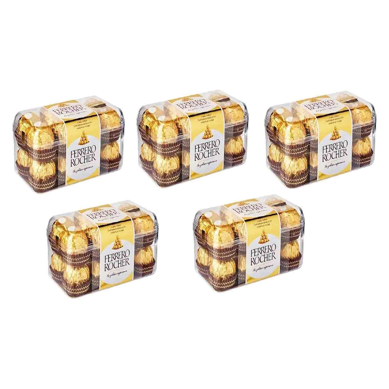 CHOCOLATE T-16 ROCHER FERRERO (5 X 200 GM)
