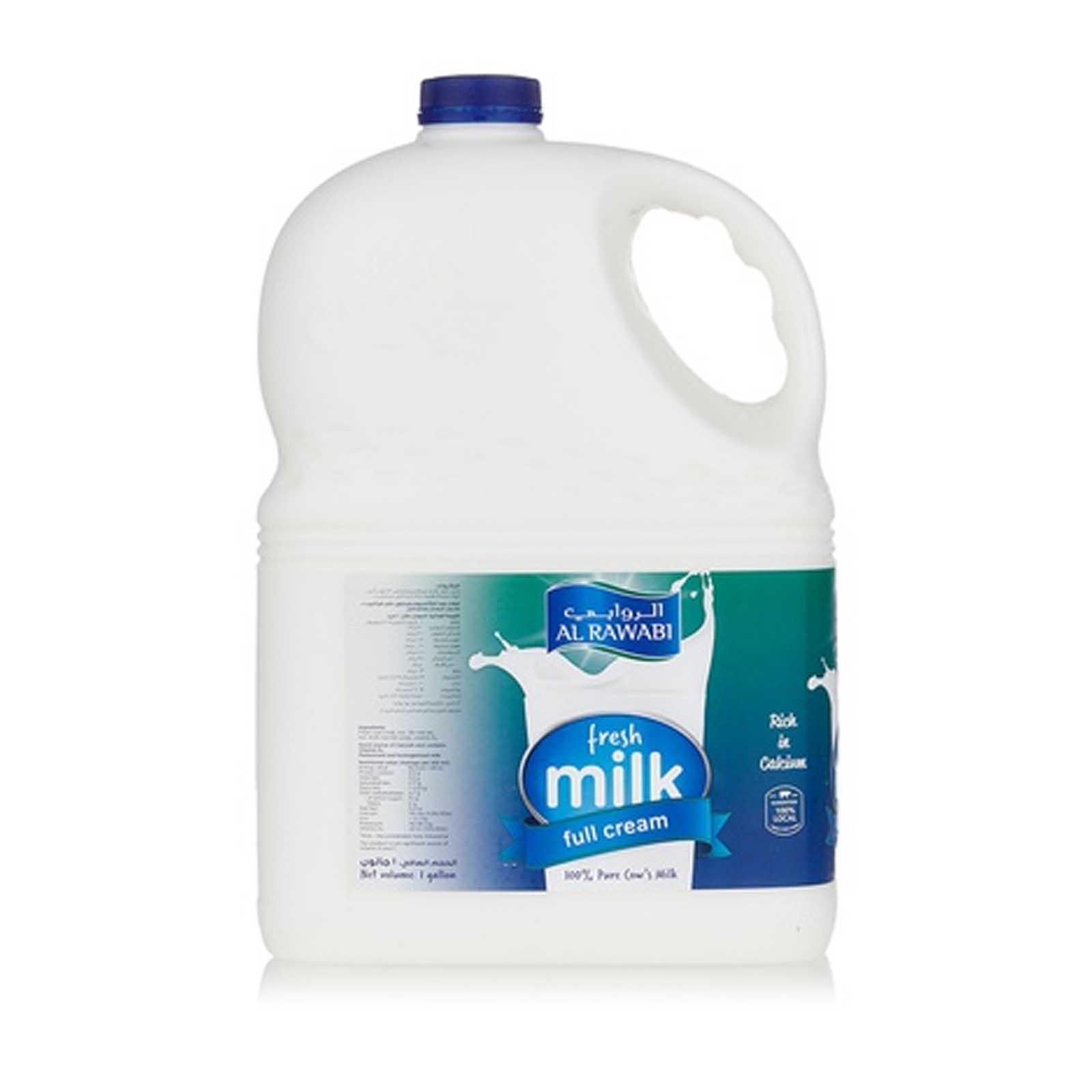 MILK FULL CREAM AL RAWABI ( 3.78 LTR )