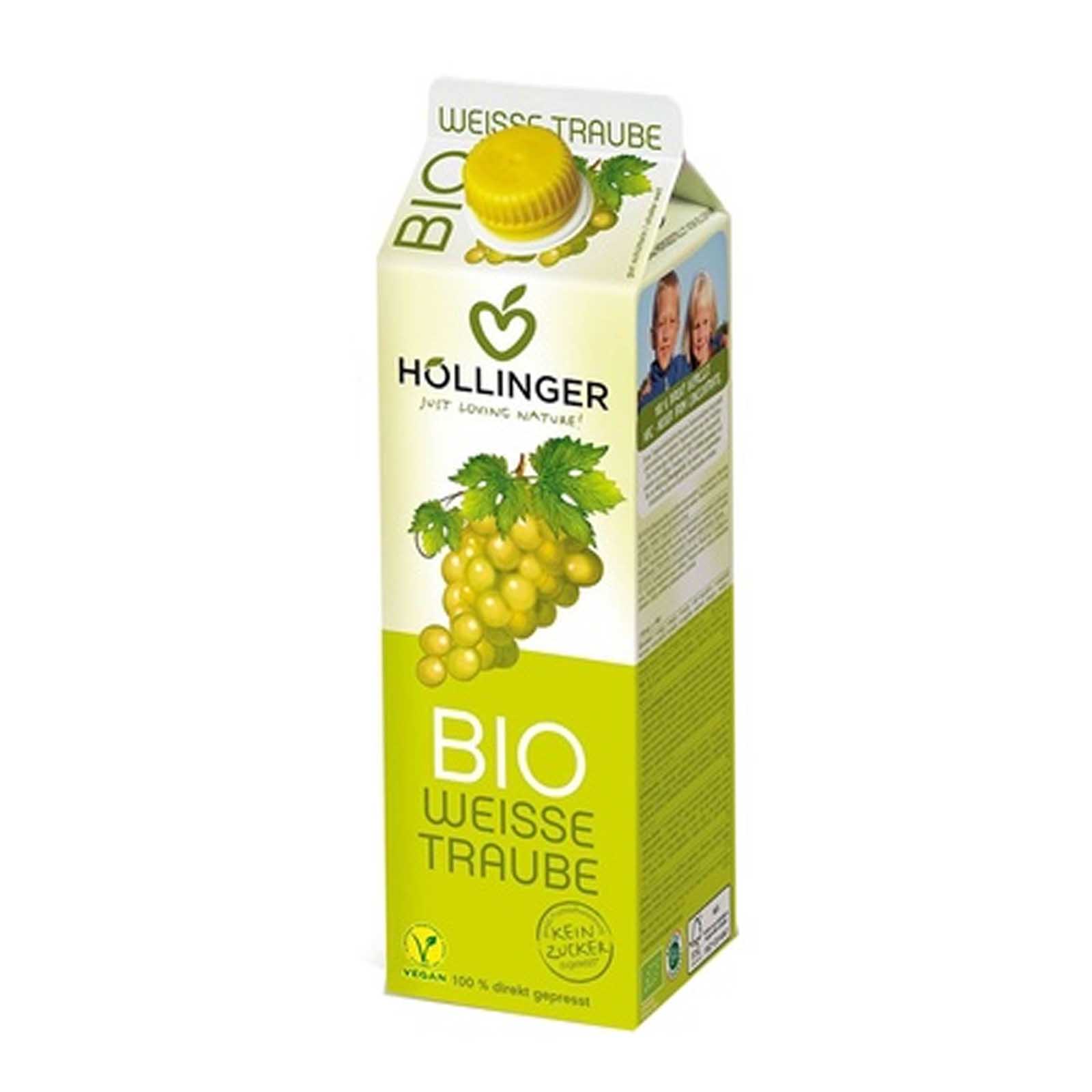 JUICE BIO ORGANIC WHITE GRAPE HOLLINGER (1 LTR)