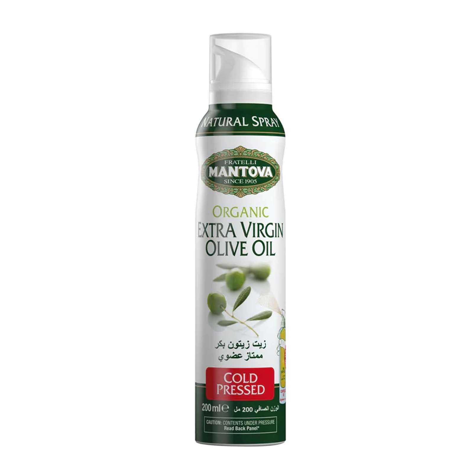 OIL OLIVE EXTRA VIRGIN SPRAY MANTOVA ( 200 ML )