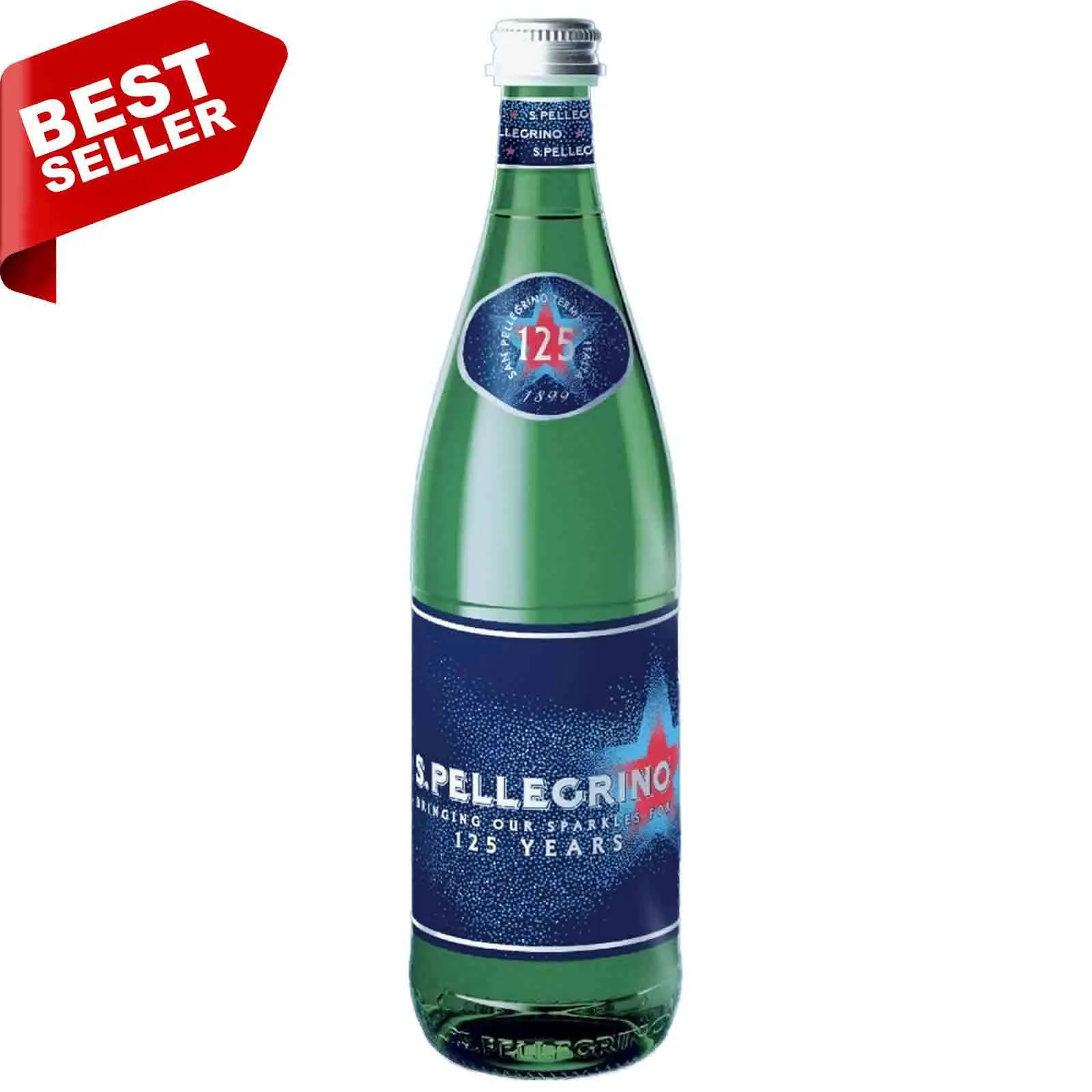  San Pellegrino Sparkling Water in Glass Bottle 12 x 750 ml