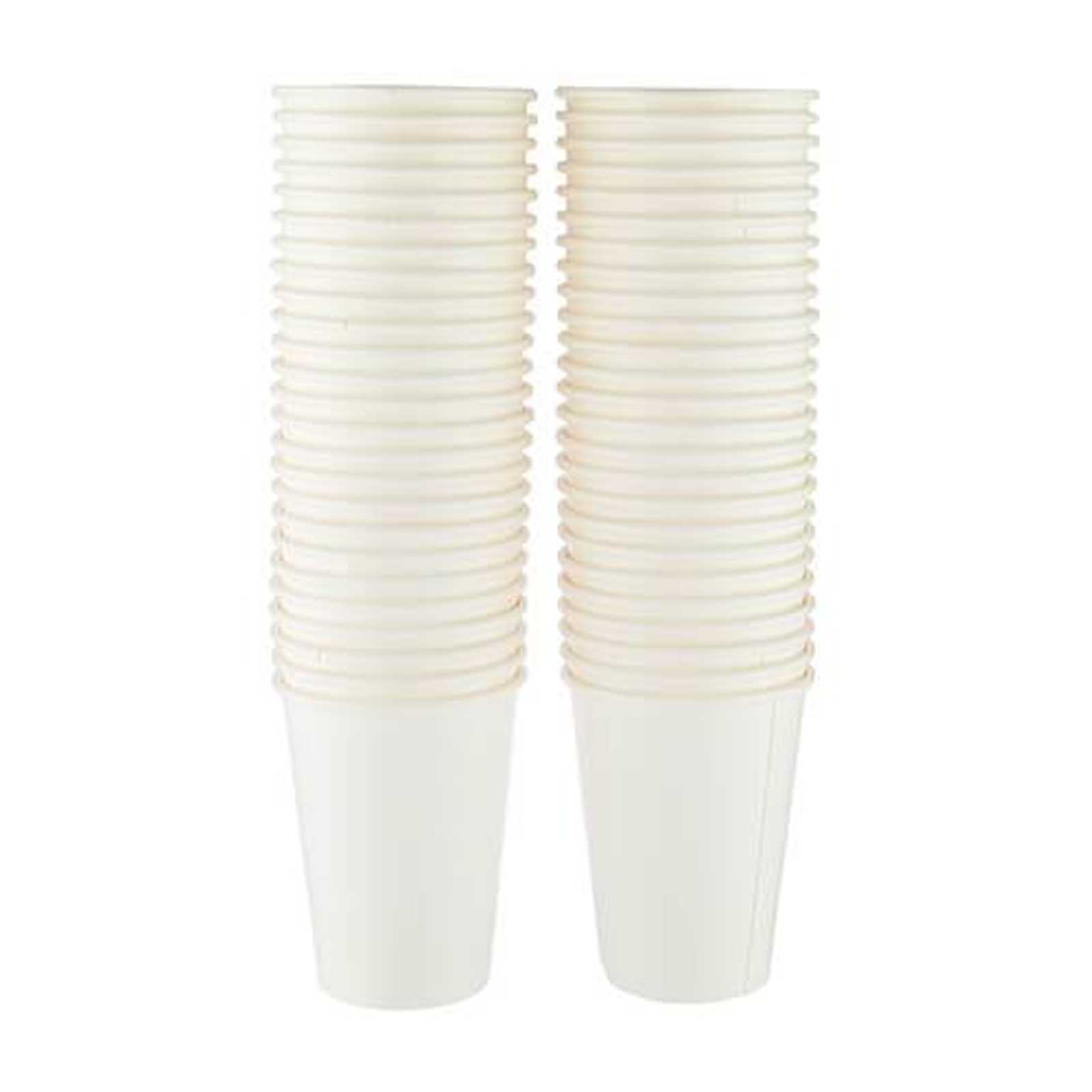 DISPOSABLE PAPER CUP HD 8 OZ ( 50 PCS )