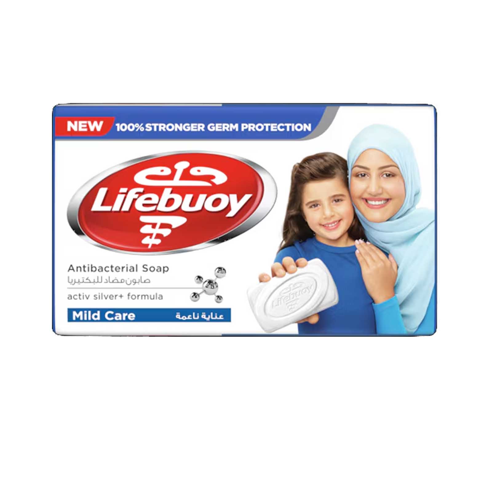 SOAP BAR ANTI BACTERIAL MILD CARE LIFEBUOY ( 160 GM )